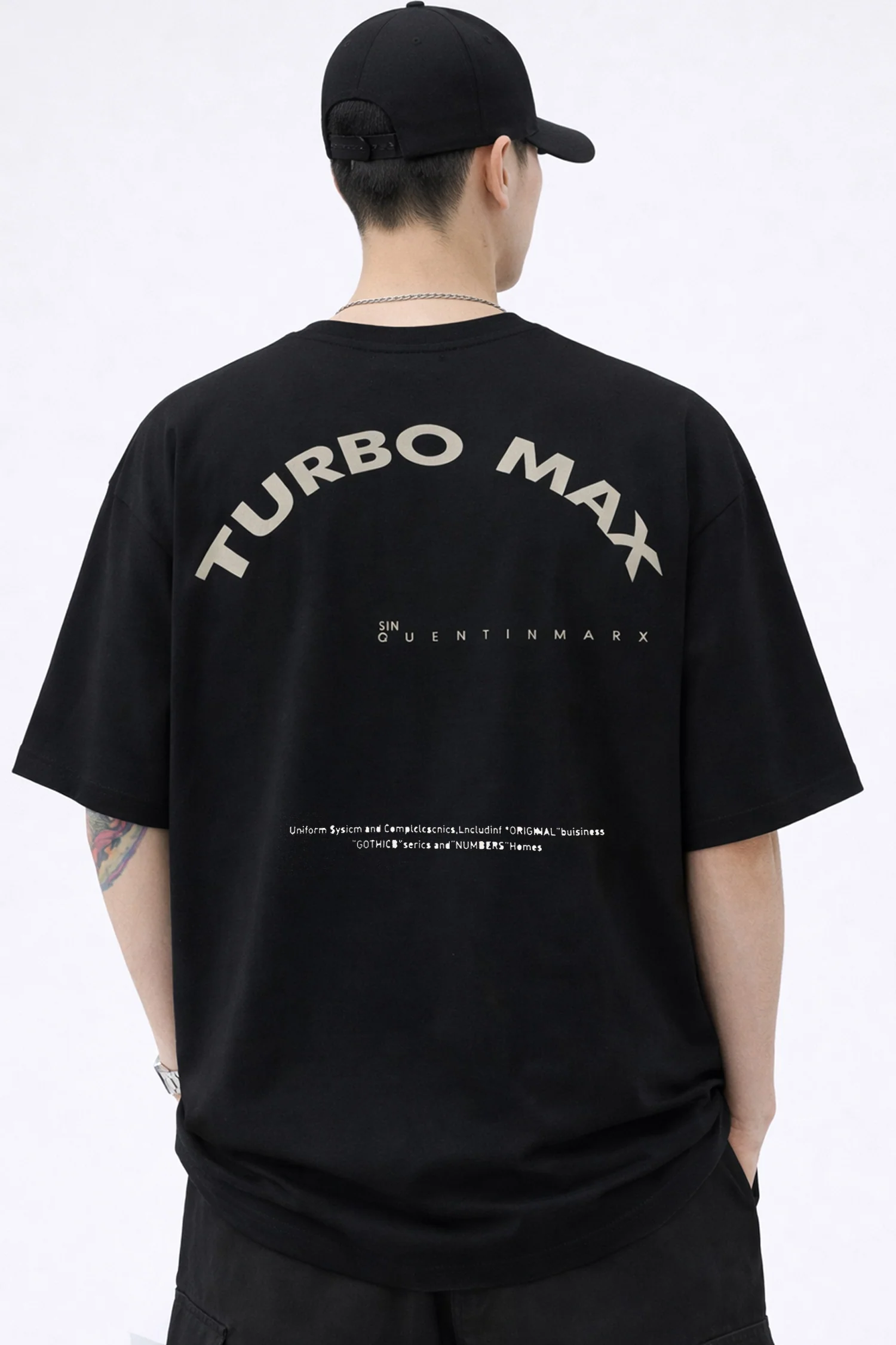 Turbo Calm Edge Men's Oversize Tee - Image 13