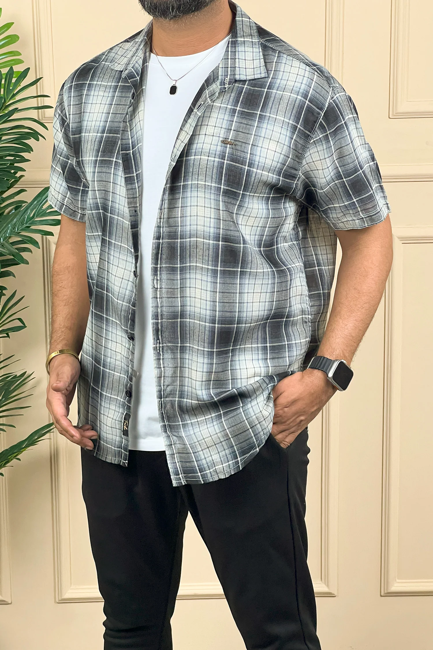 Turbo Classic Pattern Comfort Casual Shirt - Image 2