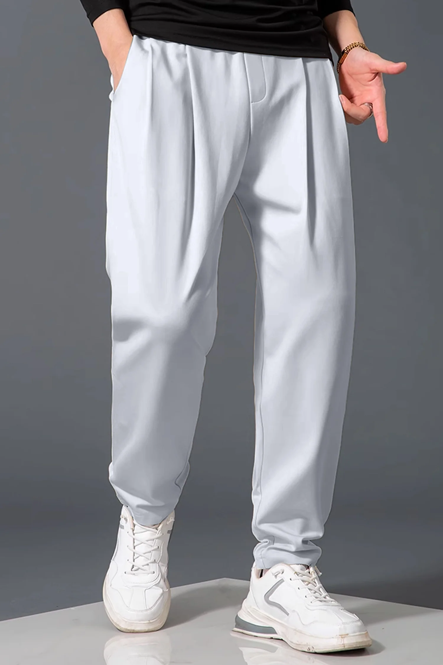 Turbo Comfort Front Plate Regular Straight-Fit Trouser - Image 13