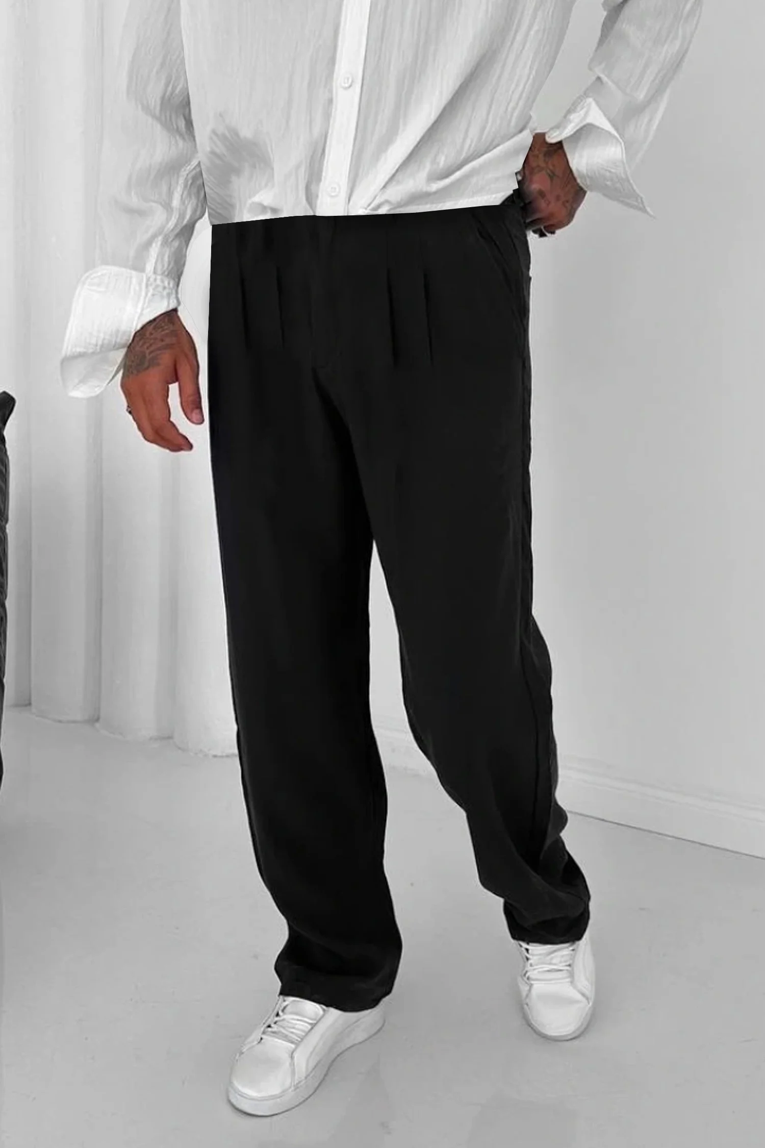 Turbo Comfort Front Plate Regular Straight-Fit Trouser - Image 13