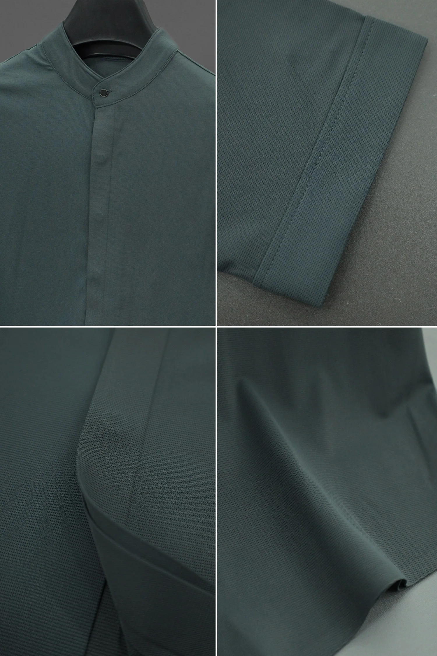 Turbo Concealed Button Placket Casual OverShirt - Image 3