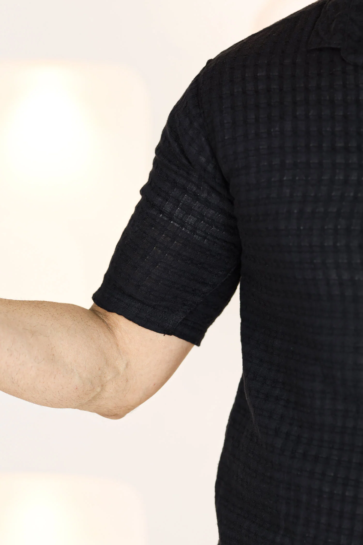 Turbo Designer Motif Embossed Casual Shirt - Image 14