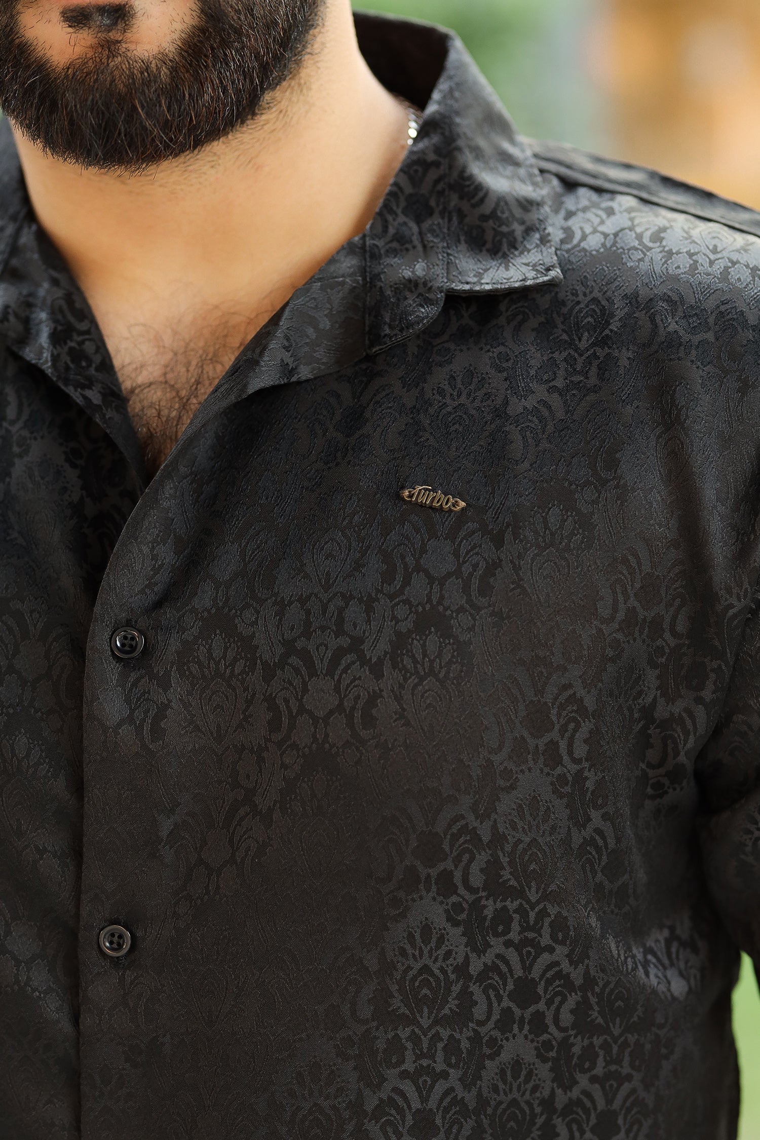 Turbo Designer Motif Floral Casual Shirt - Image 6