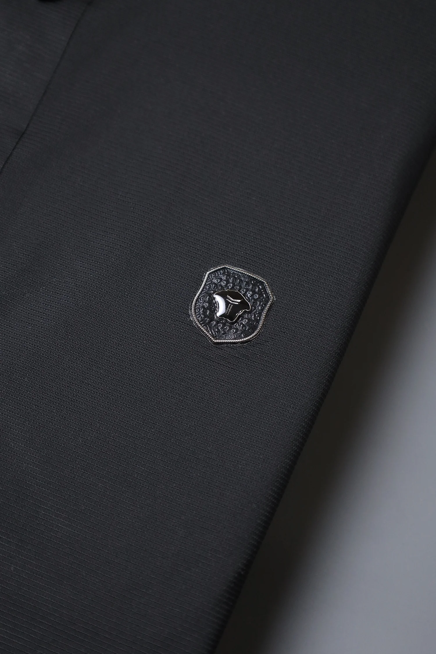 Turbo Diamond Motif Collar Stitchless Men's Polo Shirt - Image 16