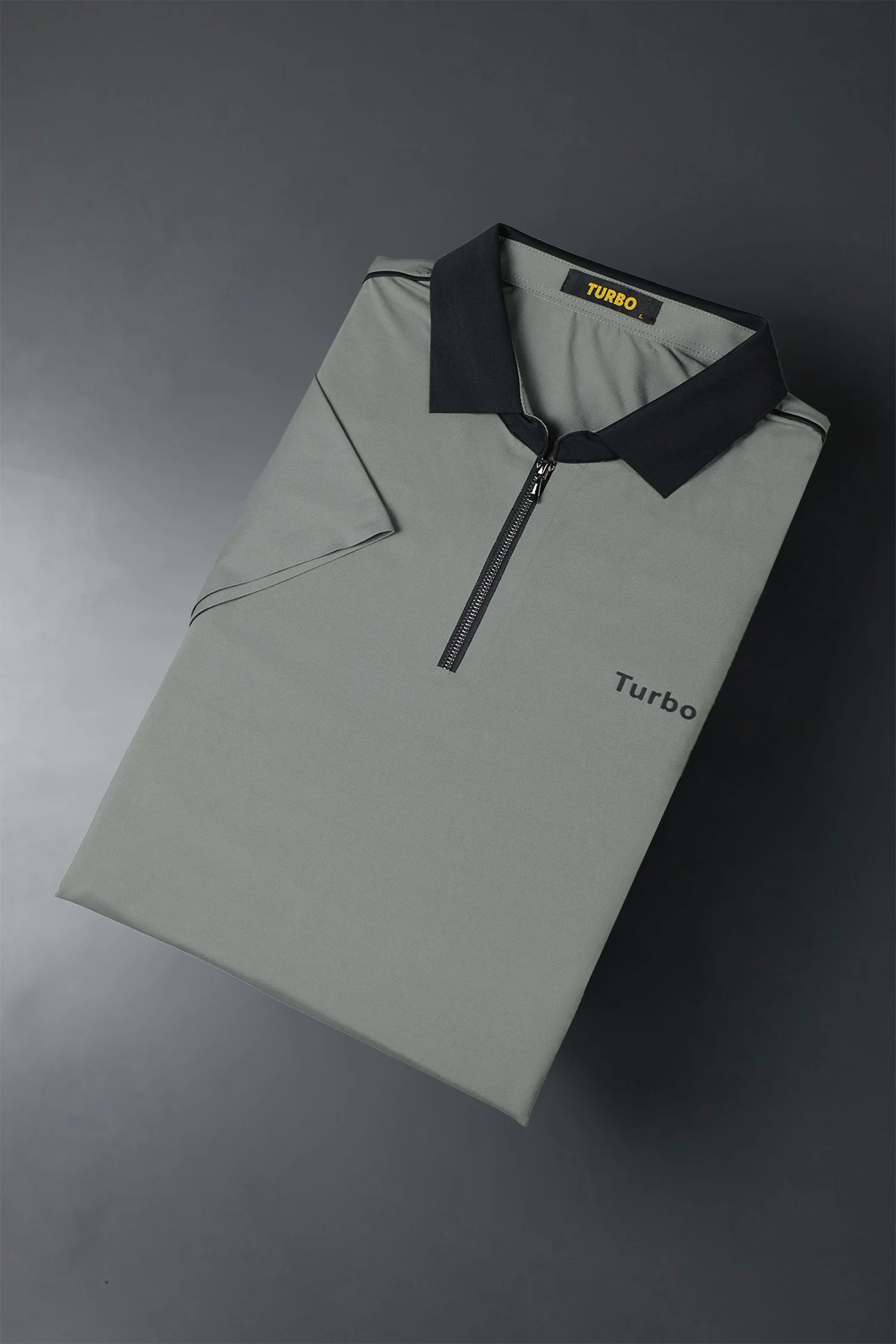 Turbo Dubilo Zipper Imp Silk Polo Shirt - Image 5