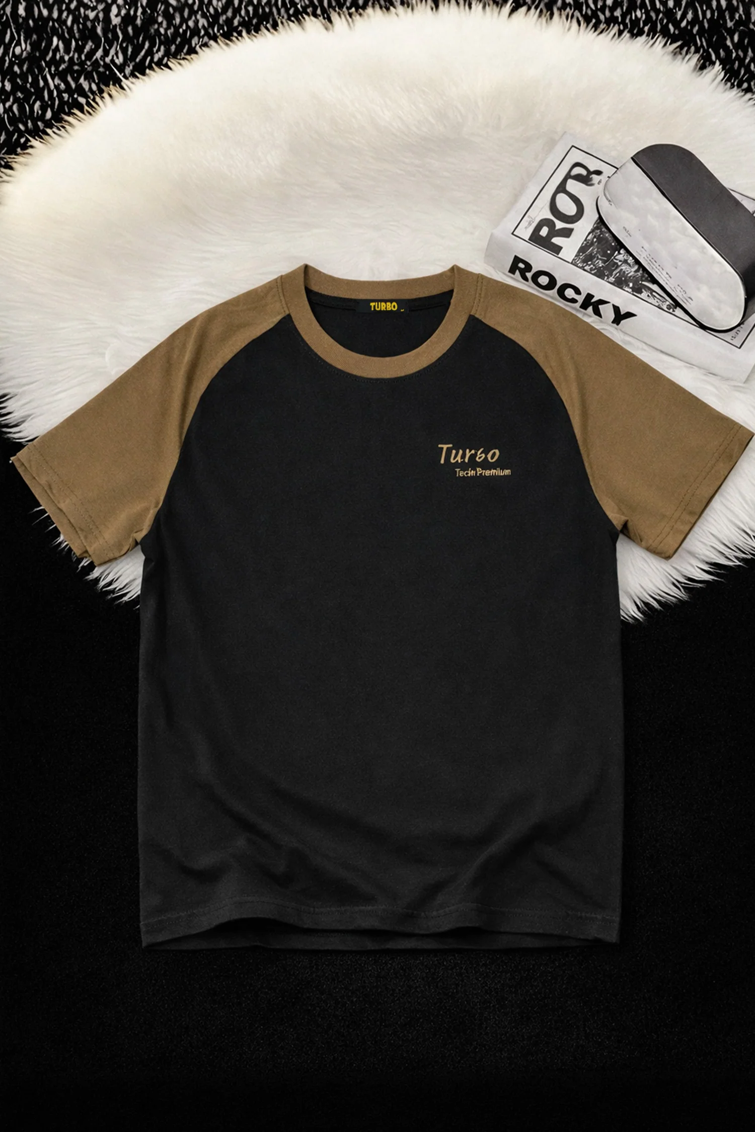 Turbo Premium Logo Style Men's Tee - Image 11