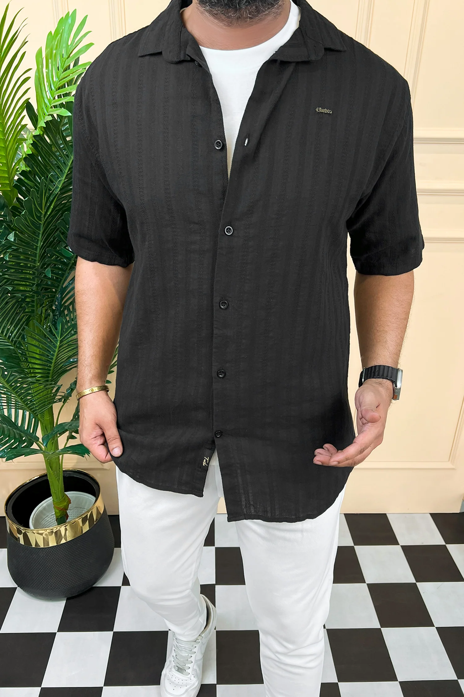 Turbo Endless Cool Embossed Casual Shirt - Image 27