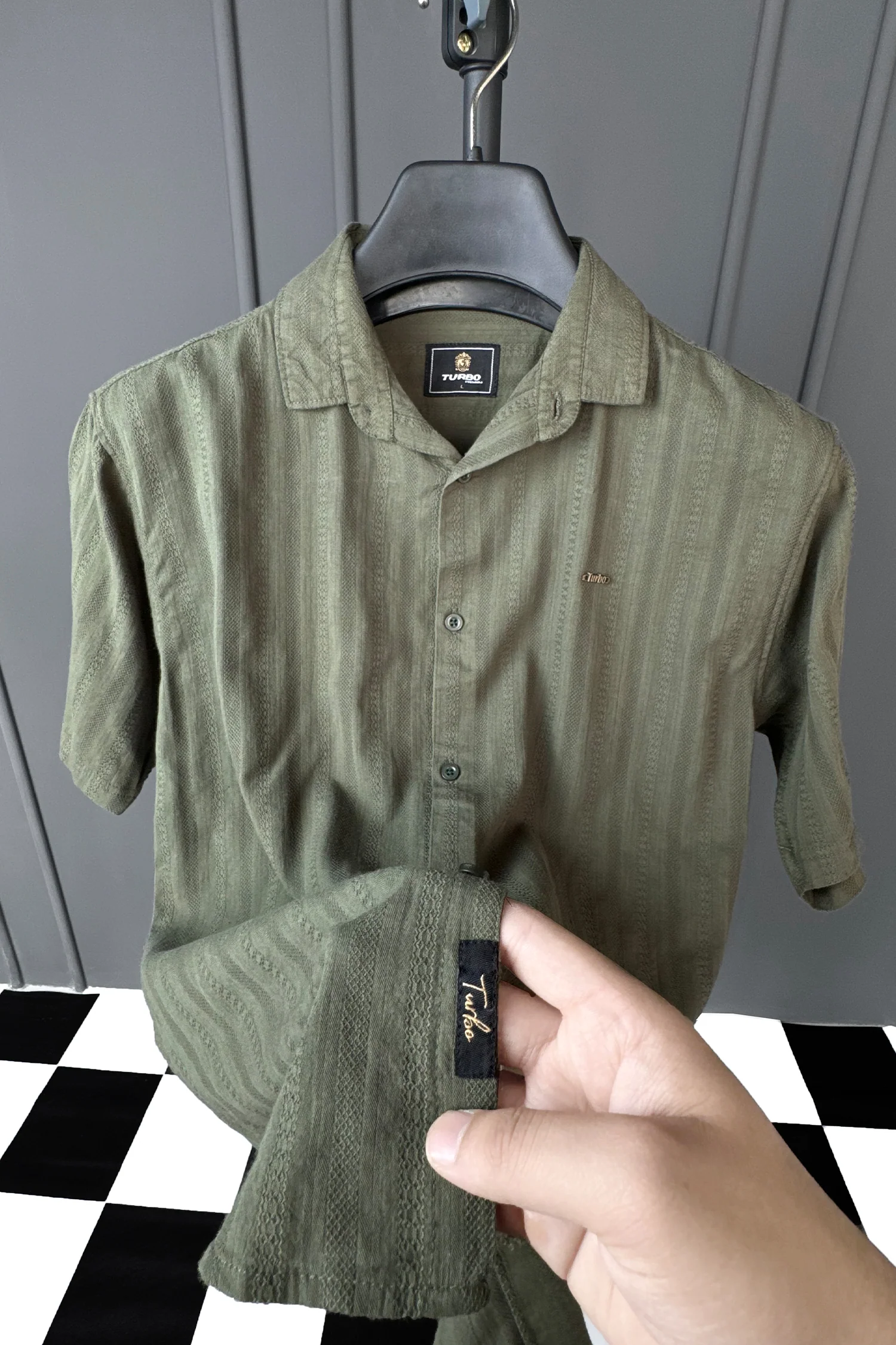 Turbo Endless Cool Embossed Casual Shirt - Image 10