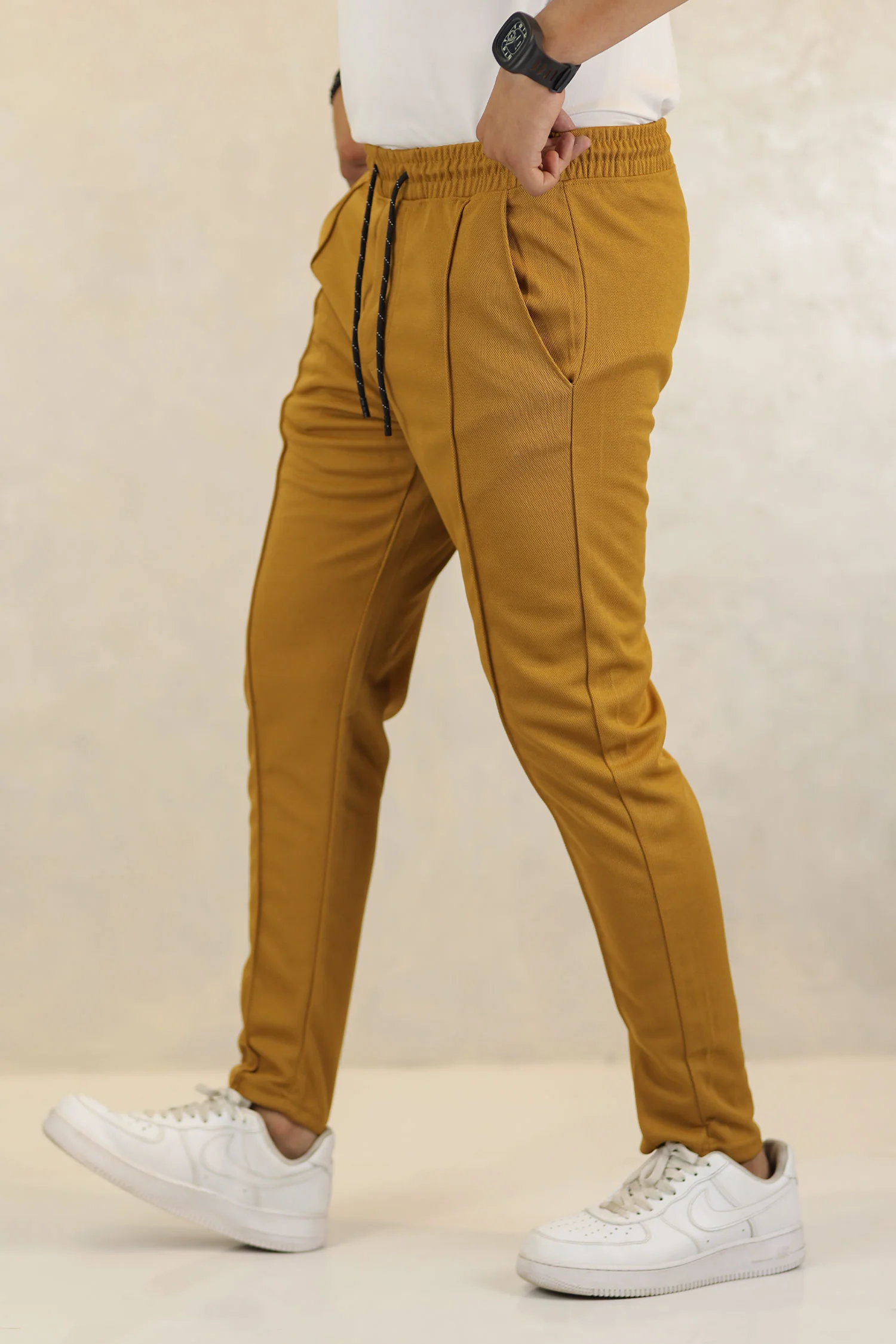Turbo Fashion Smart Slim Fit Trouser In Camel - Image 3