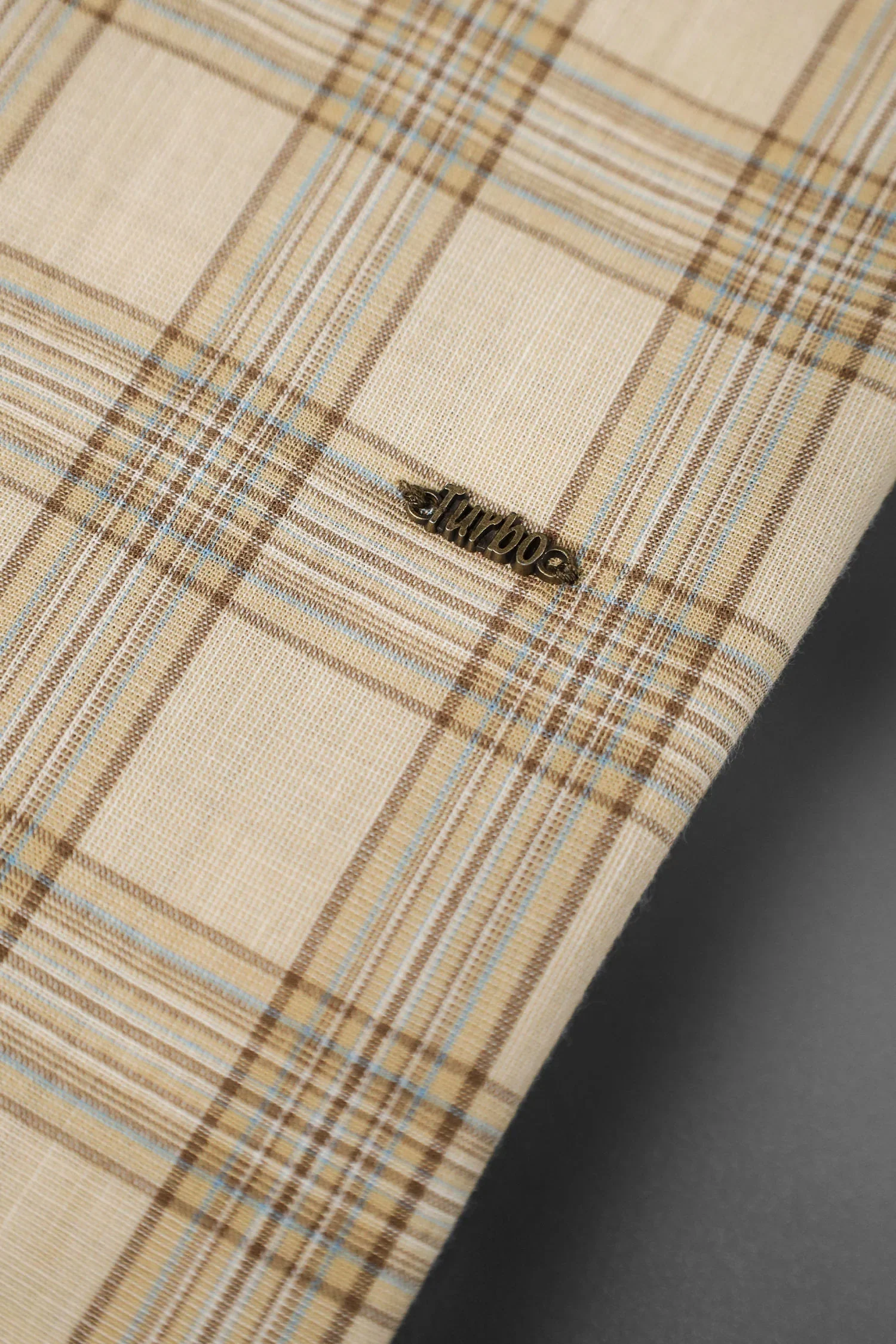 Turbo FearLess Checked Long Sleeve Cotton Casual Shirt - Image 6