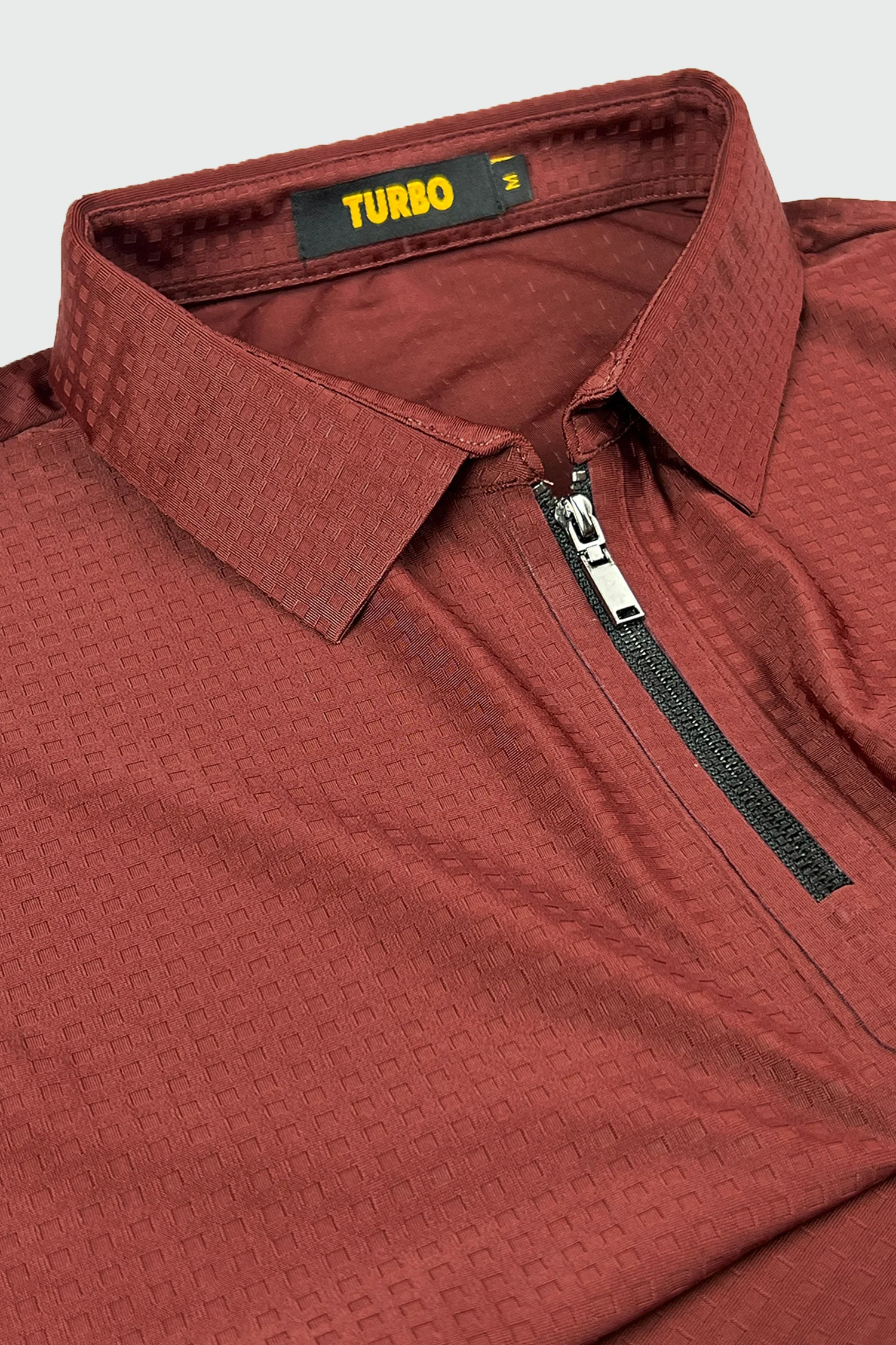 Turbo Holiday Outfit Stitchless Zip Style Men's Polo Shirt - Image 17