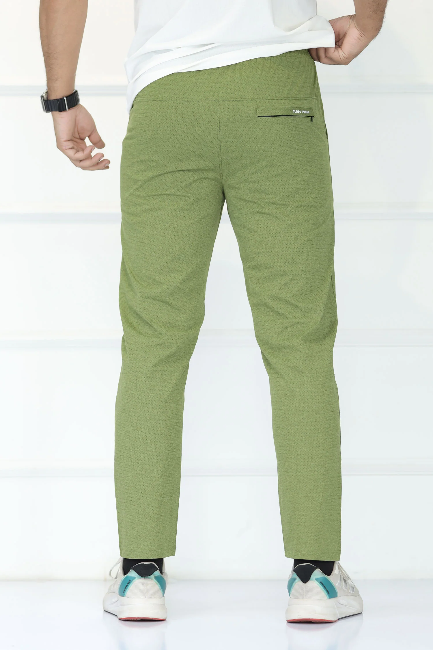Turbo 'Kinetic-Stretch' Performance Dry-fit Trouser In Light Green - Image 4