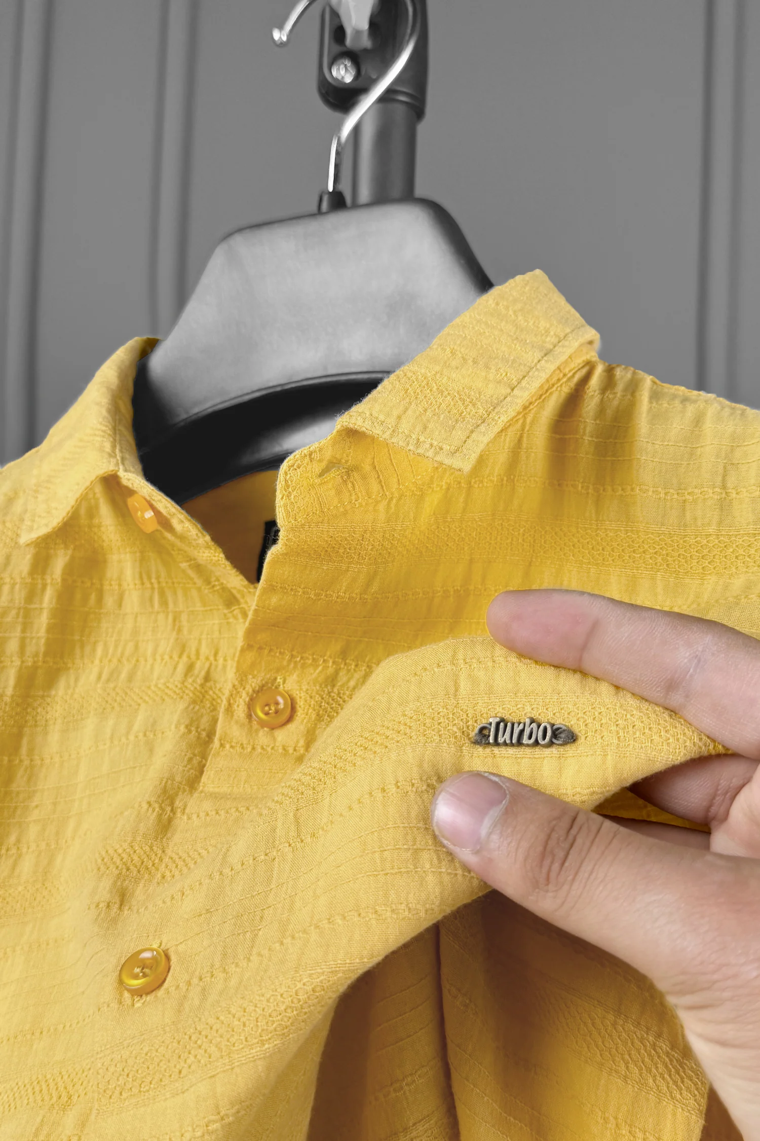 Turbo Knit Craft Crochet Casual Shirt - Image 6