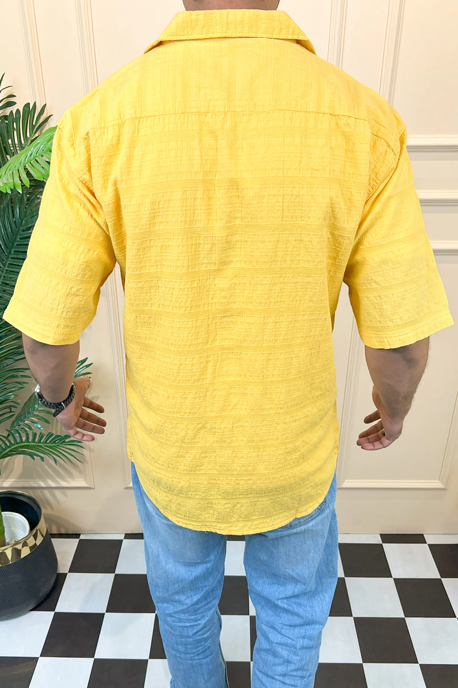 Turbo Knit Craft Crochet Casual Shirt - Image 8