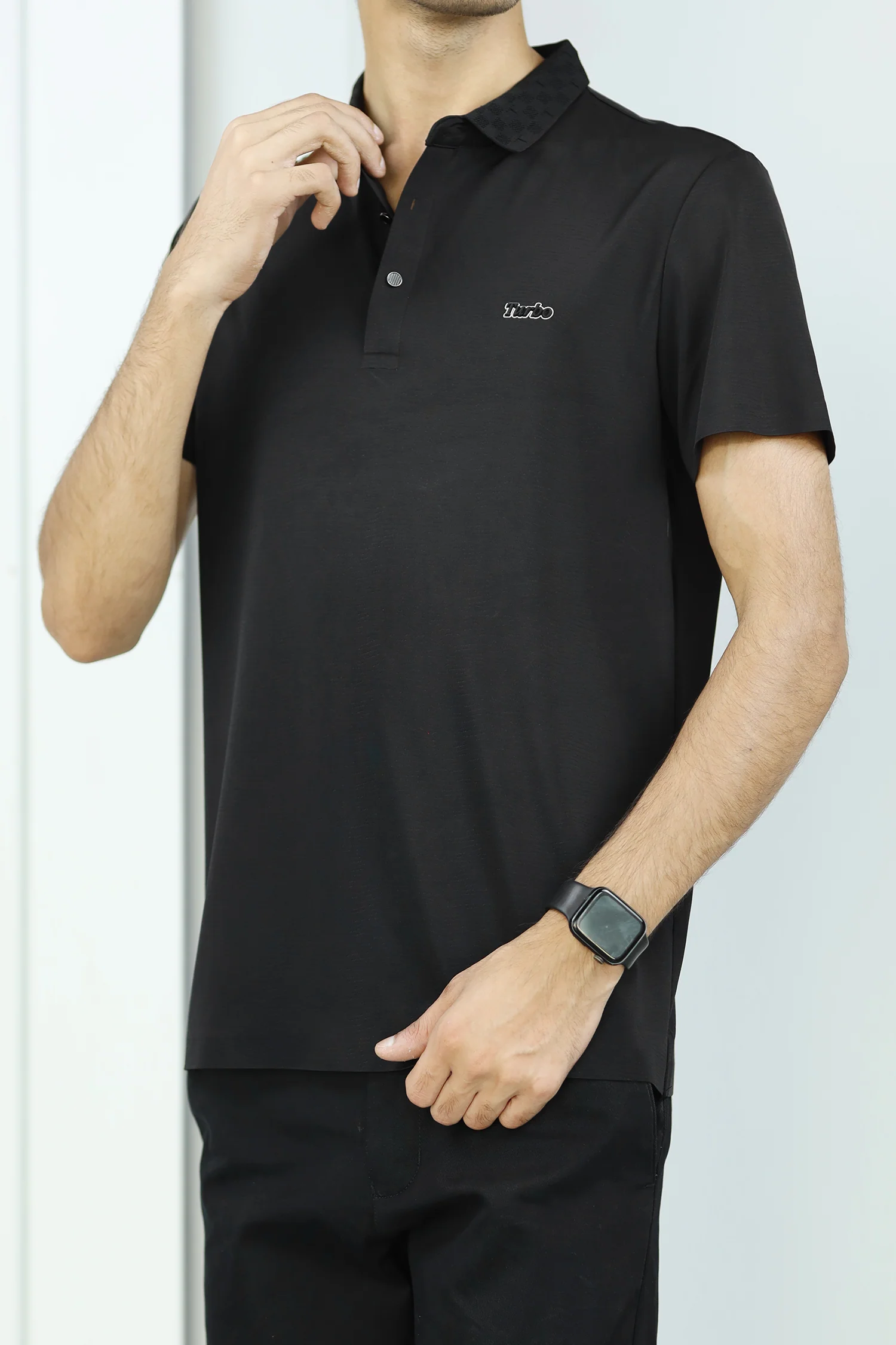 Turbo Luxury Breathable Stitchless Men's Polo Shirt - Image 14