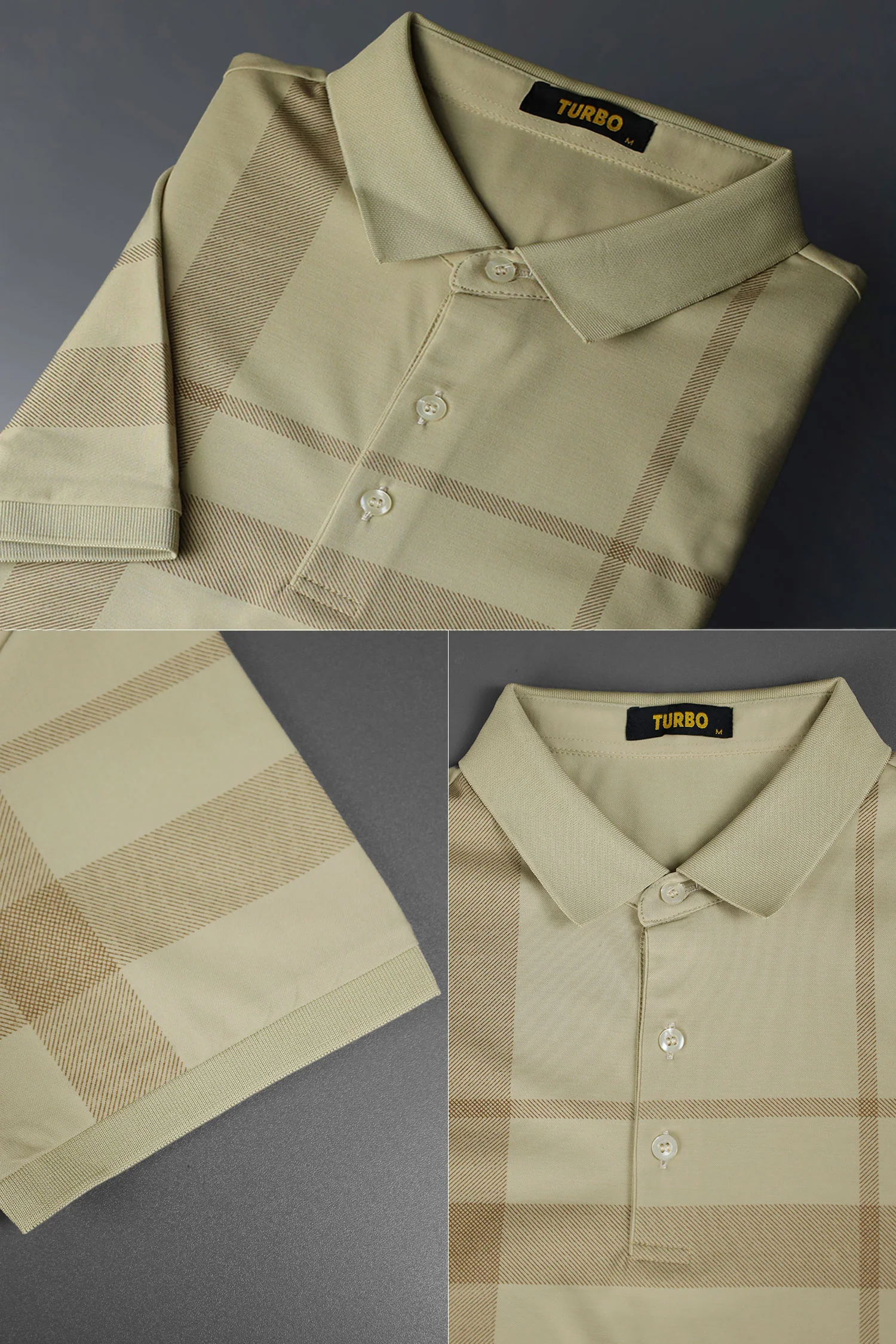 Turbo Men's Authentic Wear Polo T-Shirt - Image 3