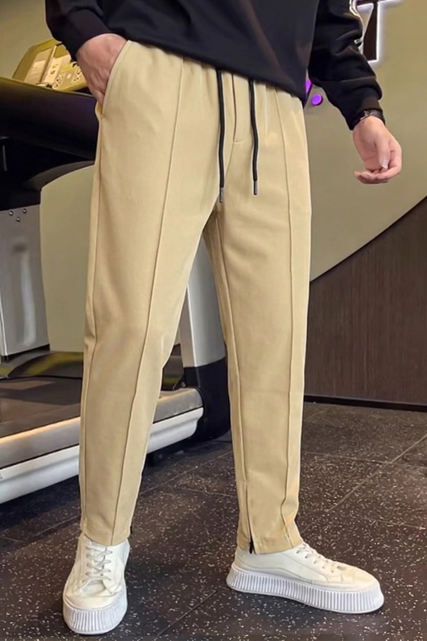Turbo Micron Swift-Line Panel Trouser In Light Camel
