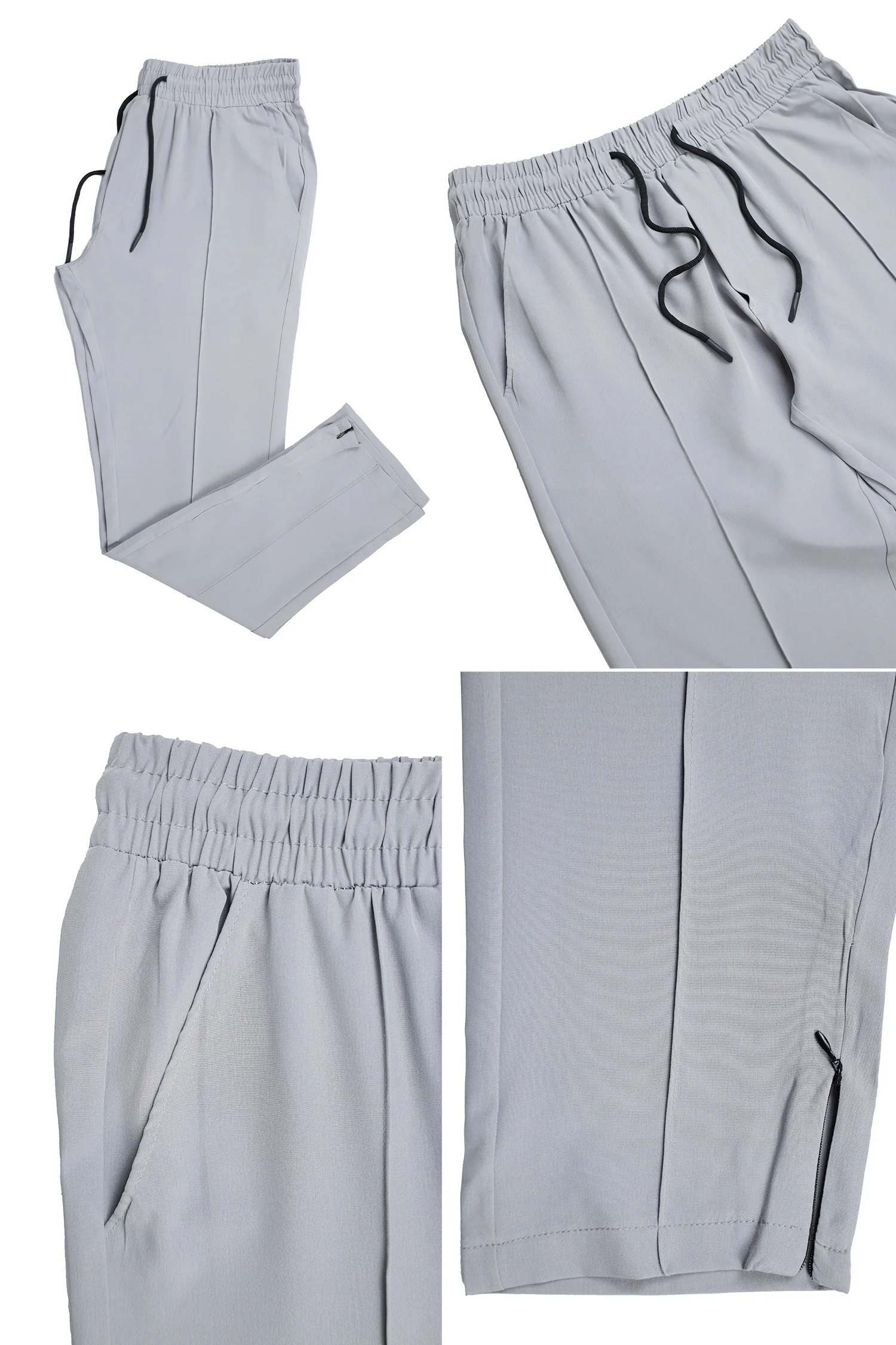 Turbo Micron Swift-Line Panel Trouser In Slate Grey - Image 6