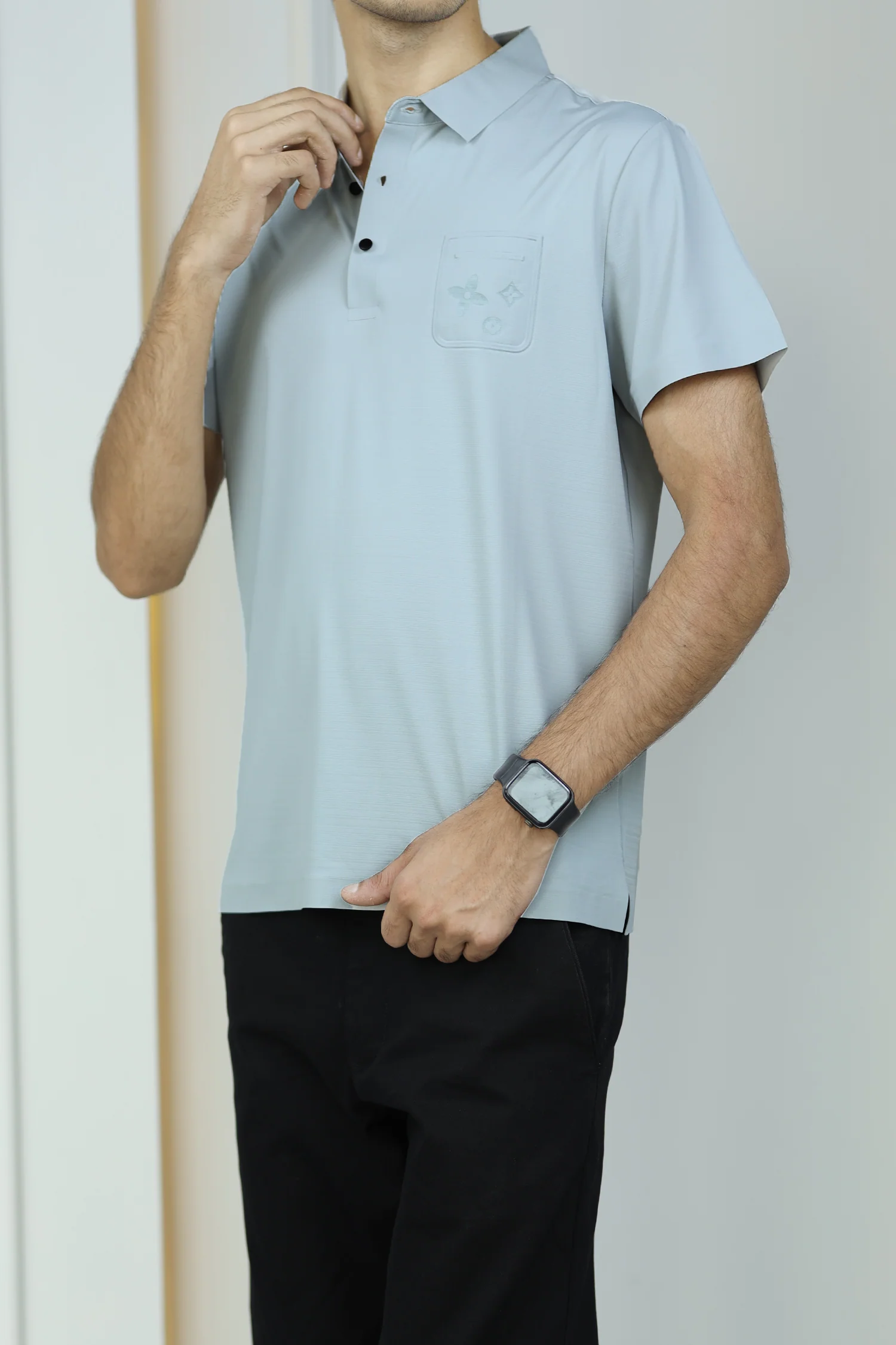 Turbo Midnight Self Lining Men's Polo Shirt - Image 5