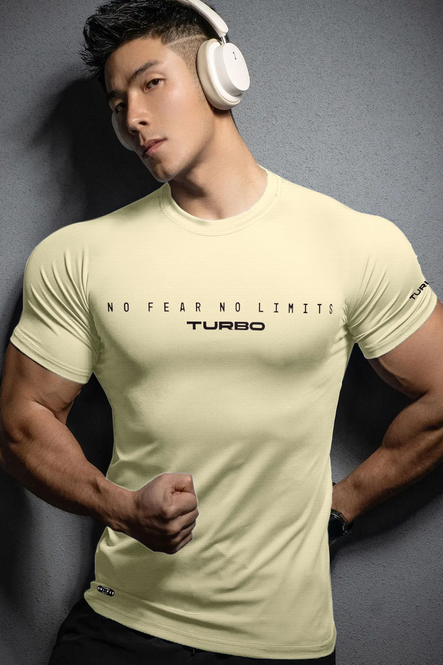 Turbo Motivational Quote ClimaCool Dry-Fit Tee - Image 5