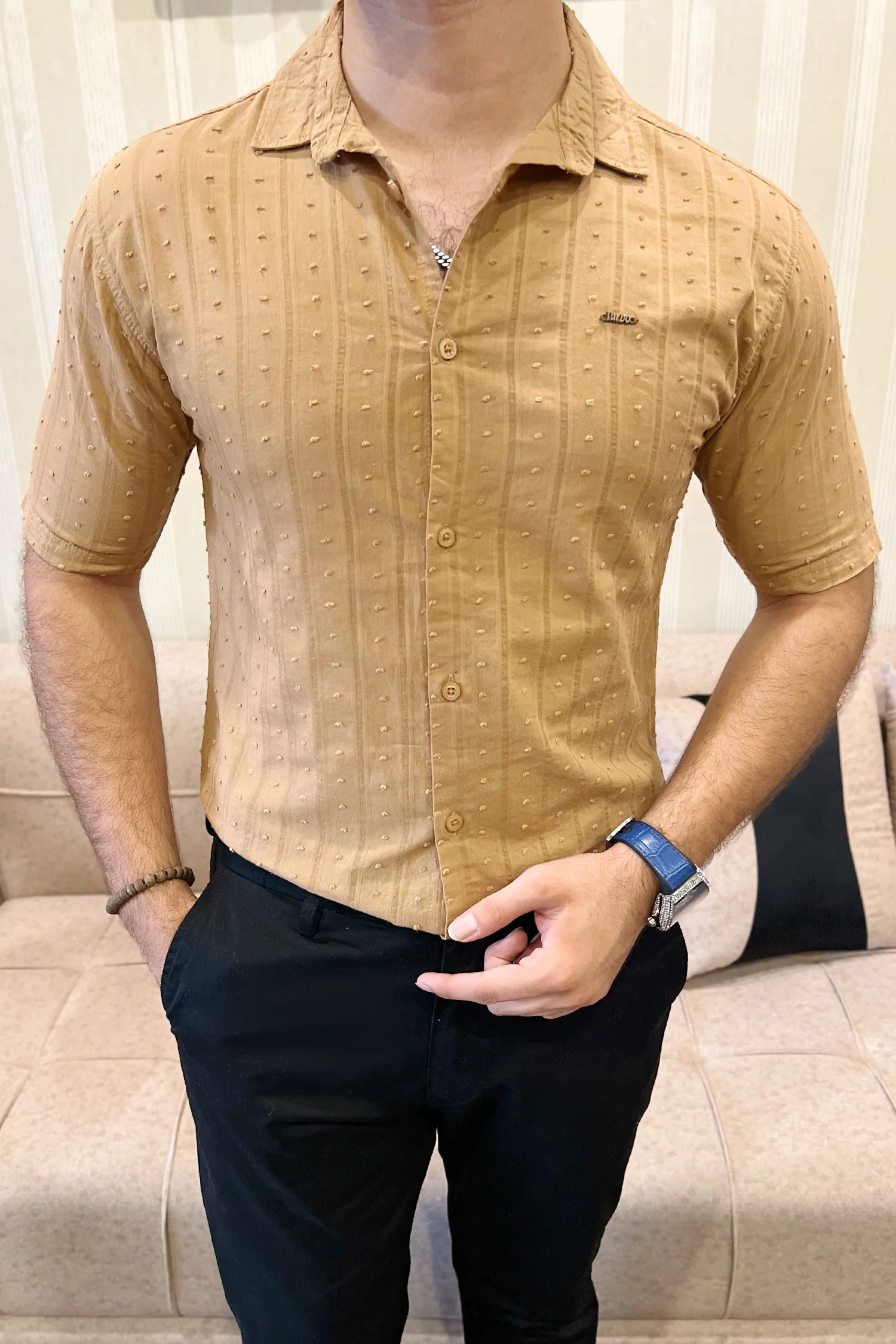 Turbo Puff Clasic Thread Casual Shirt - Image 7