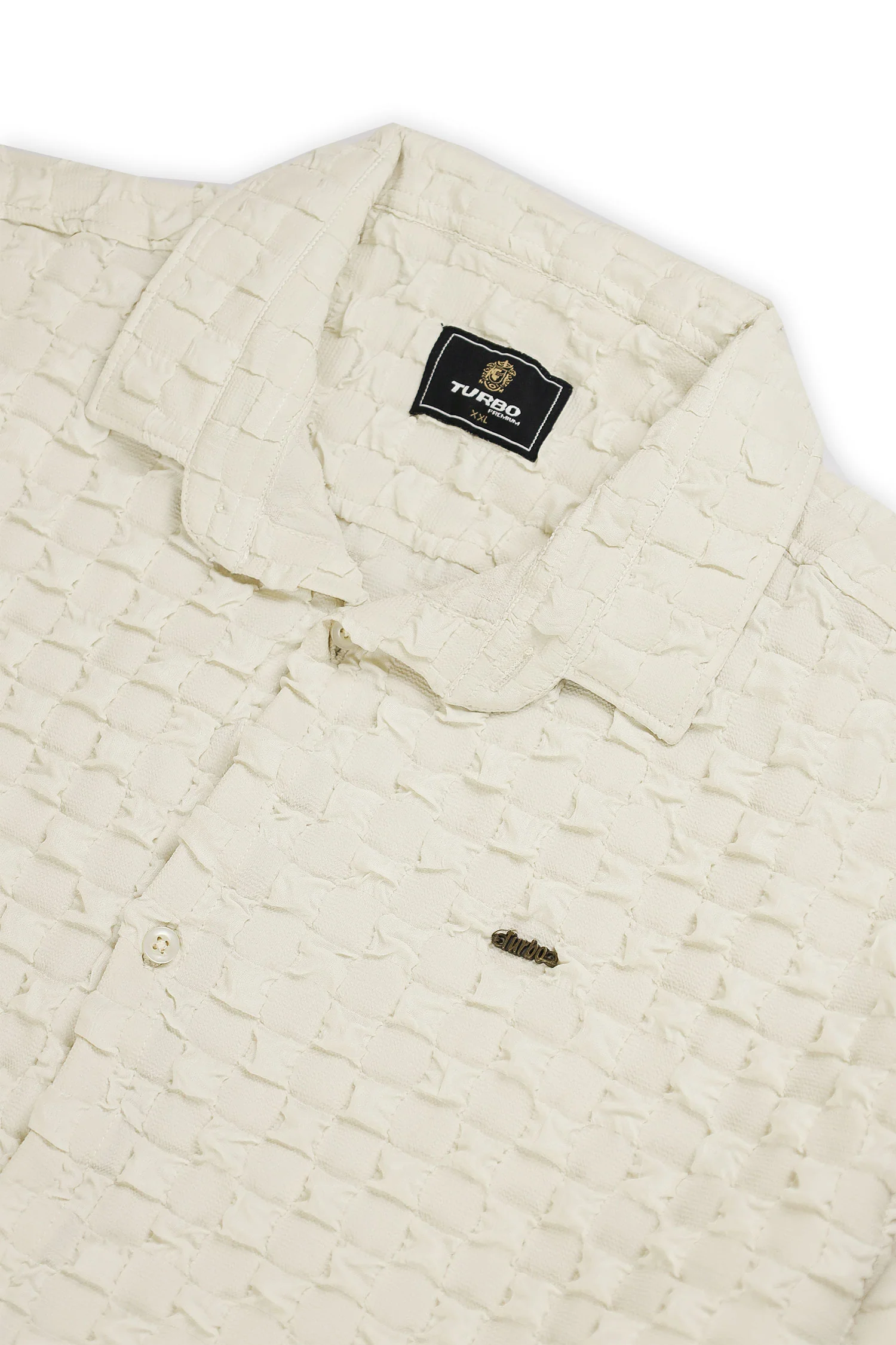 Turbo Puff Structured Pattern Casual Shirt - Image 8