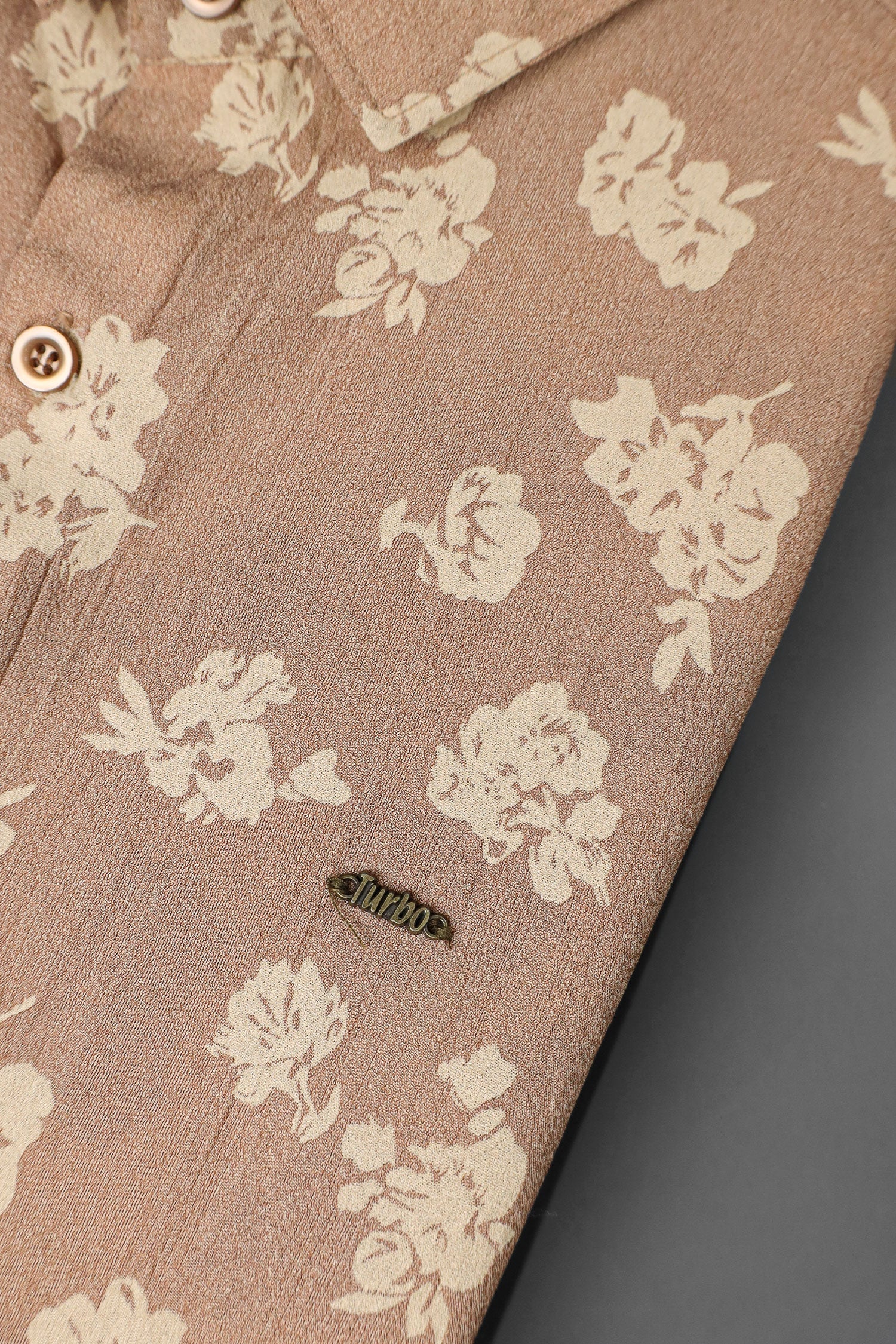 Turbo Rich Floral Printed Casual Shirt - Image 4