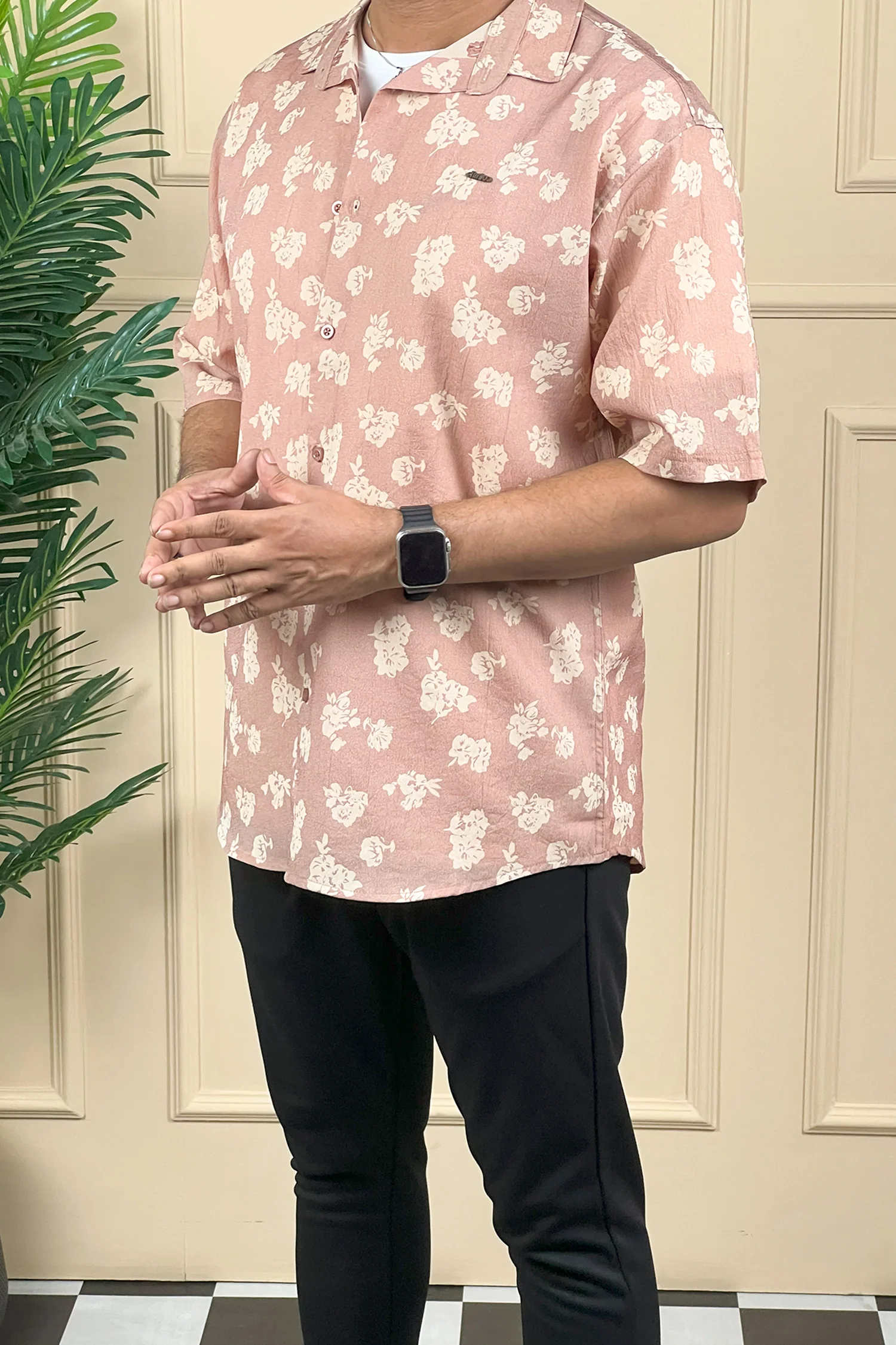 Turbo Rich Floral Printed Casual Shirt - Image 17