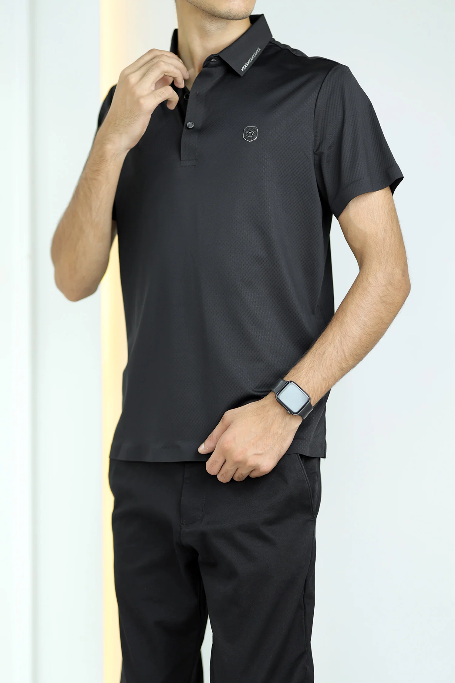 Turbo Royal Luxury Stitchless Men's Polo Shirt - Image 7
