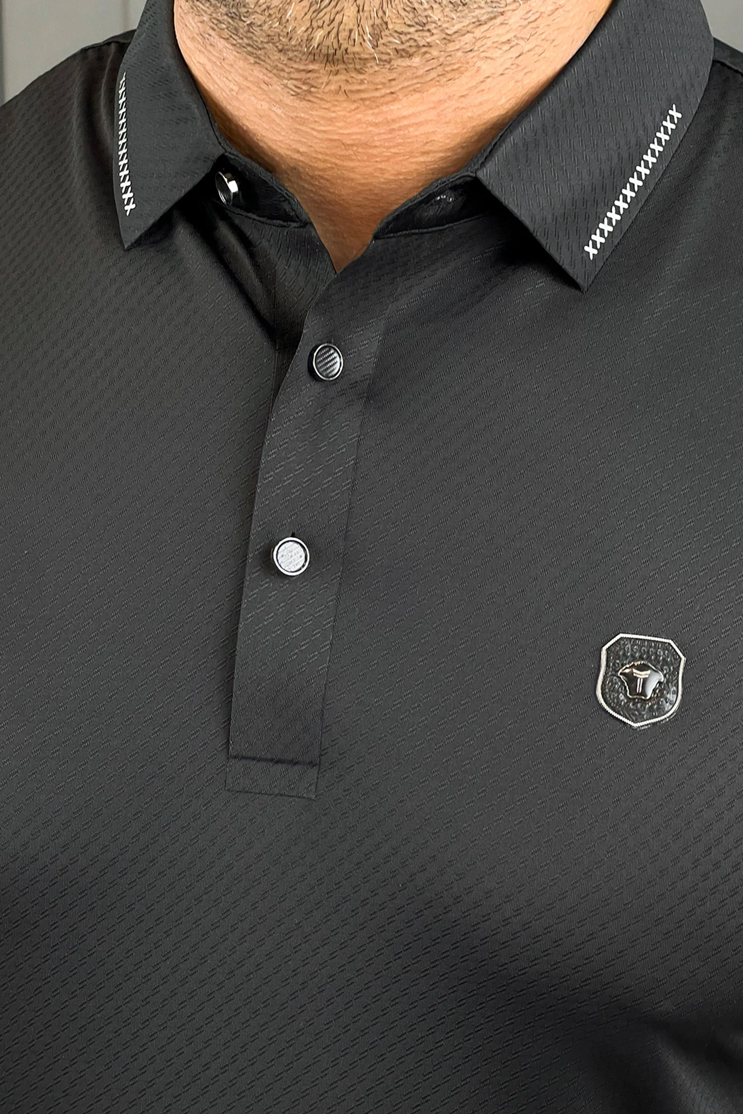 Turbo Royal Luxury Stitchless Men's Polo Shirt - Image 6