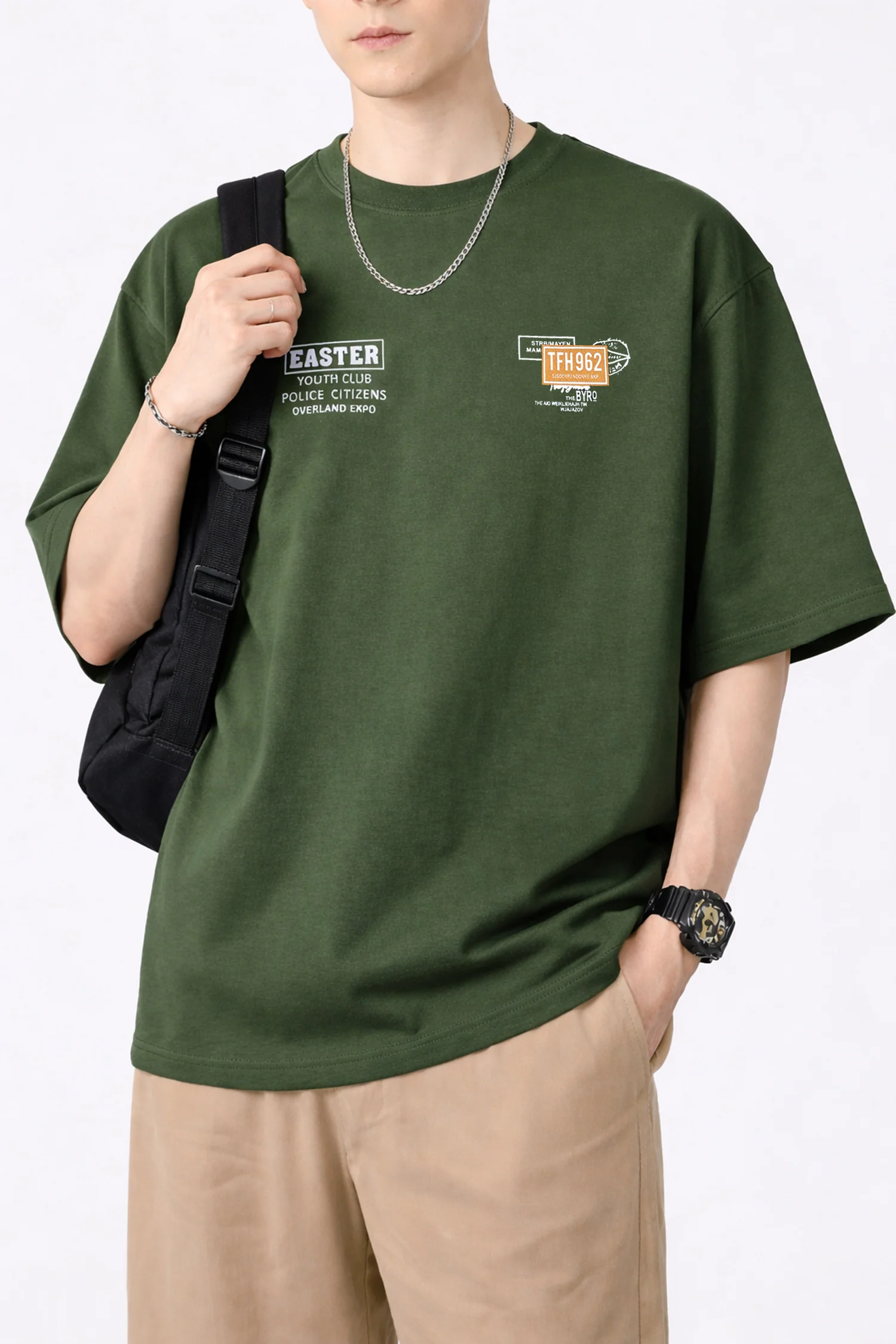 Turbo "Saltrock" Back Design Oversize Tee - Image 6
