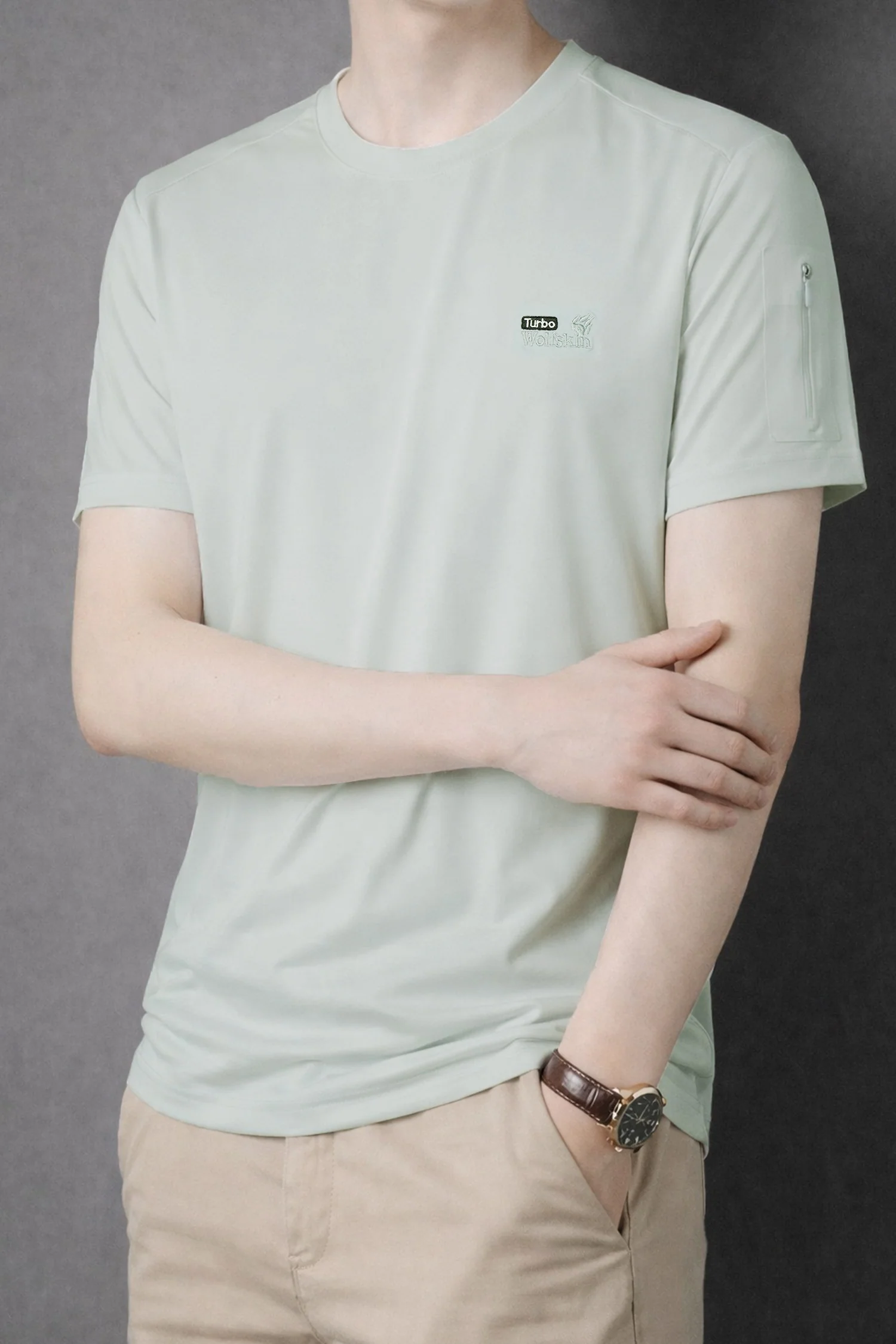 Turbo Sleeves Zip Style Men's Tee - Image 7