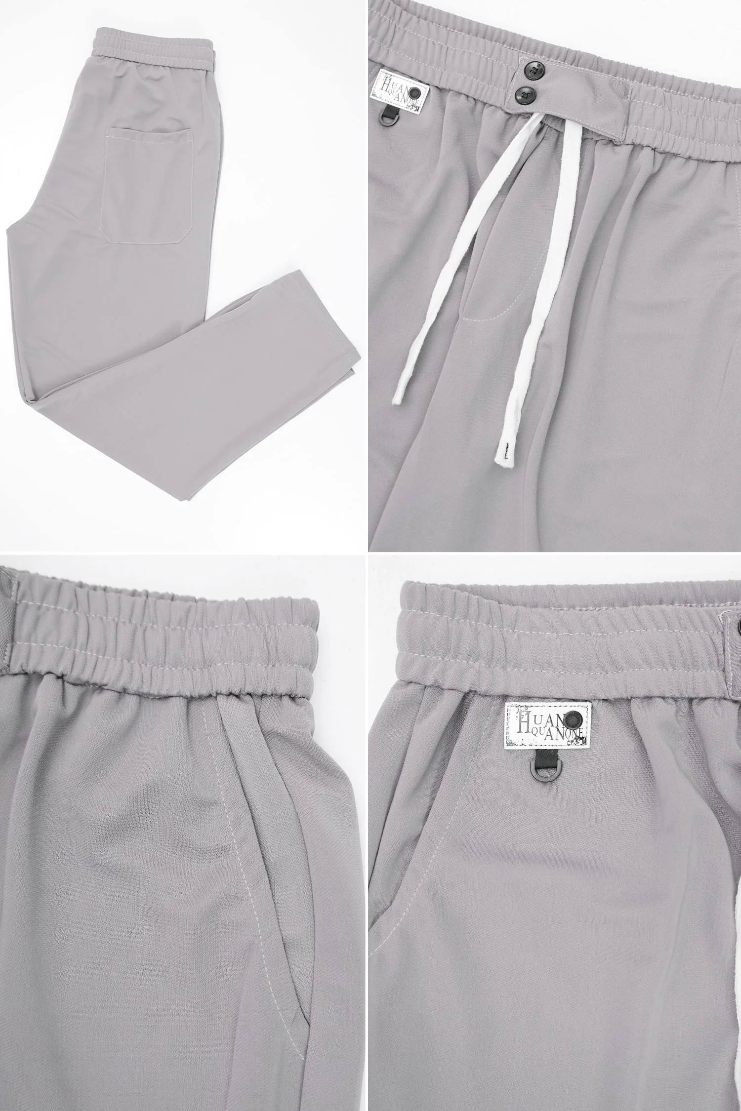 Turbo Smart Comfort Men's Imported Trouser In Slate Grey - Image 3
