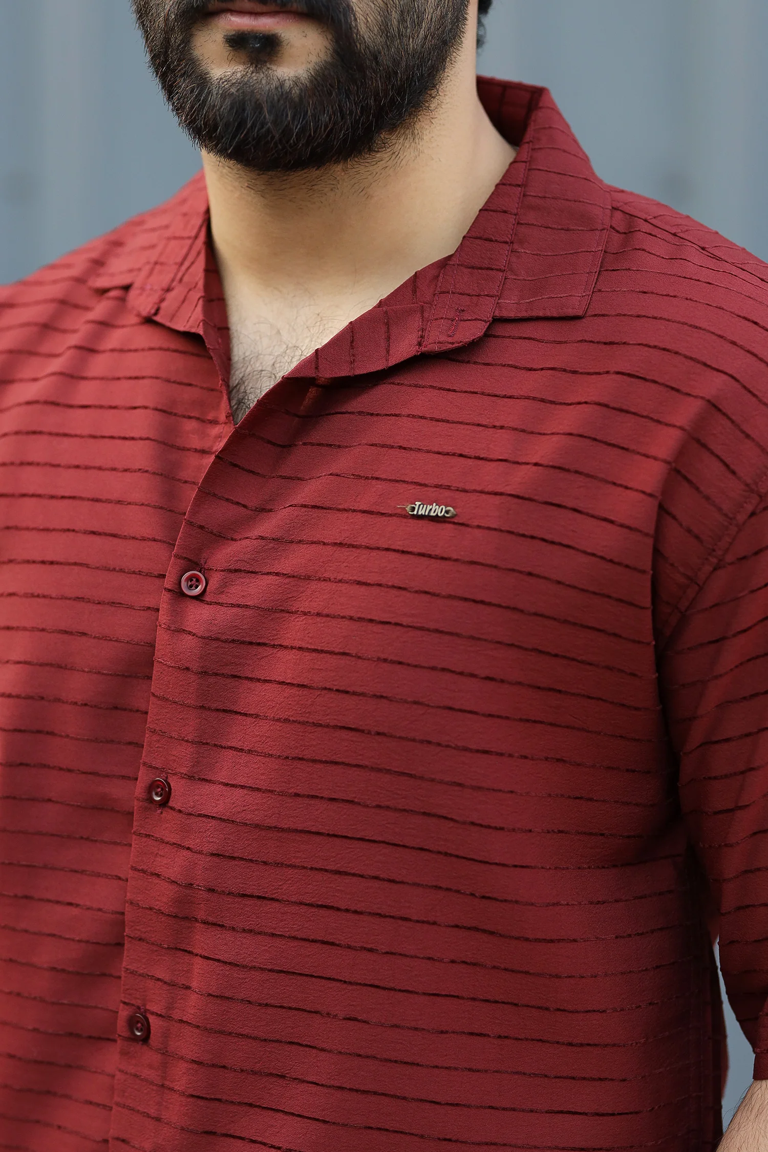 Turbo Snitch Striped Casual Shirt - Image 18