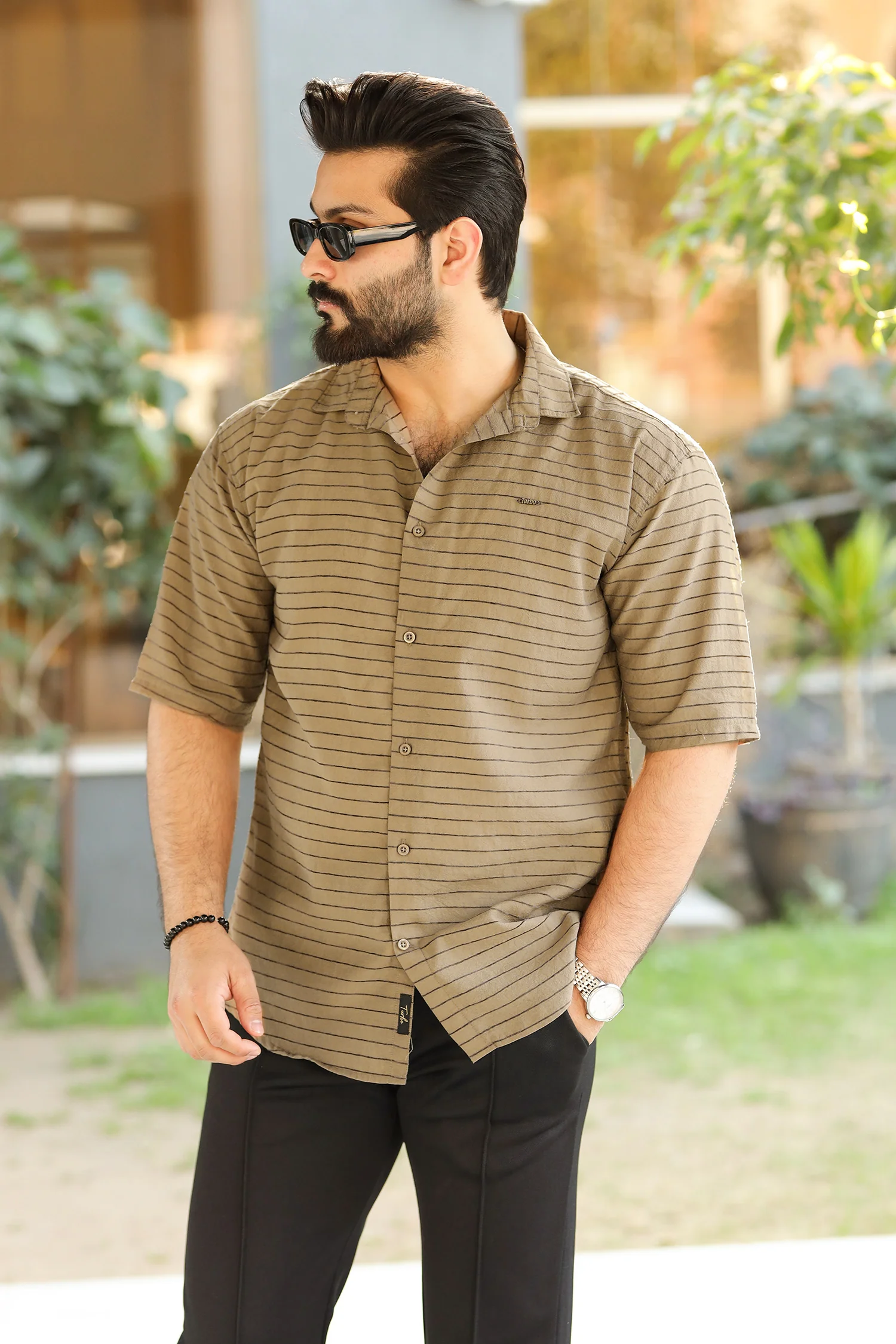 Turbo Snitch Striped Casual Shirt - Image 9