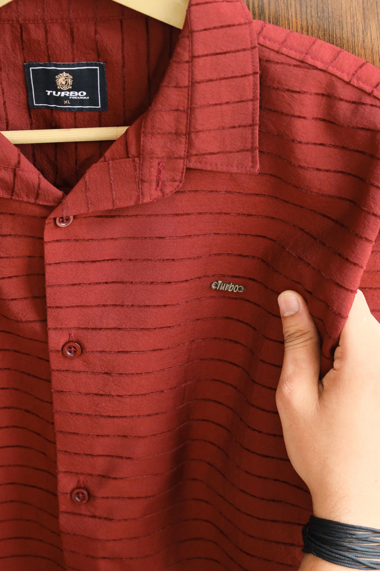 Turbo Snitch Striped Casual Shirt - Image 4