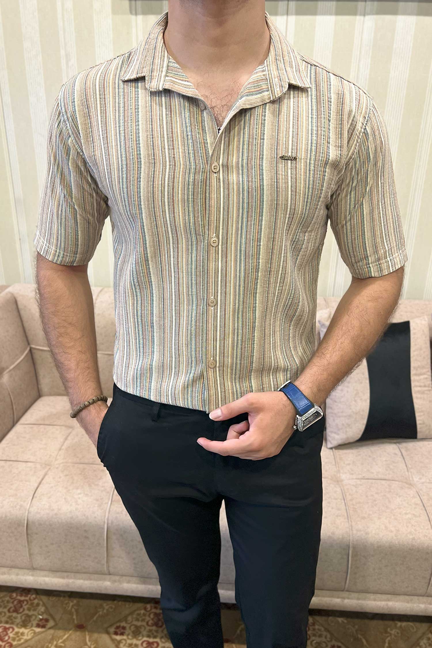 Turbo Spring Edit Textured Casual Shirt - Image 18