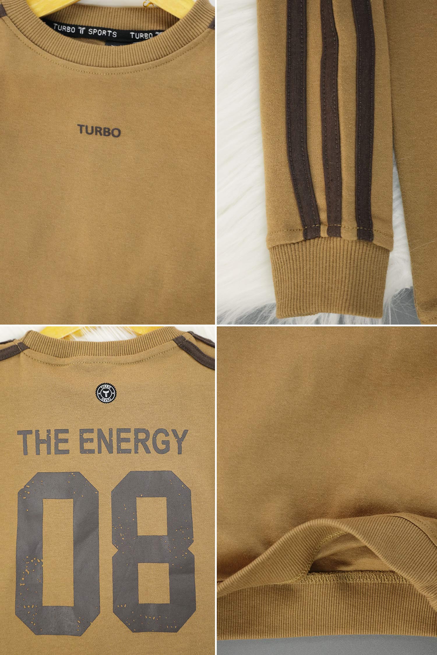 Turbo (The Energy 08) Round Neck Unisex Kids SweatShirt - Image 6
