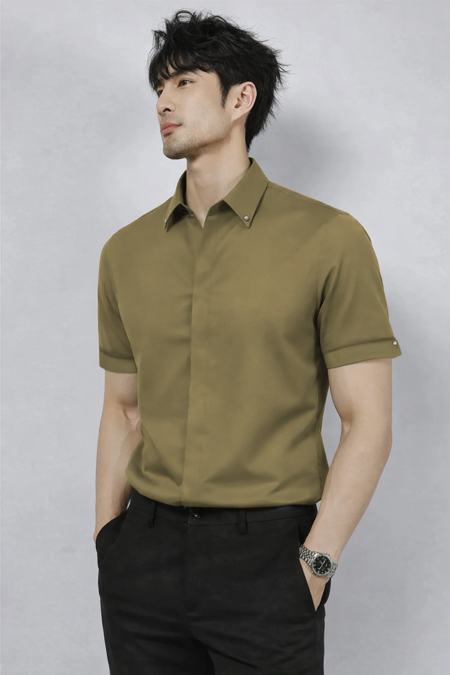 Turbo Premium Soft Silk Men’s Casual Shirt - Image 4