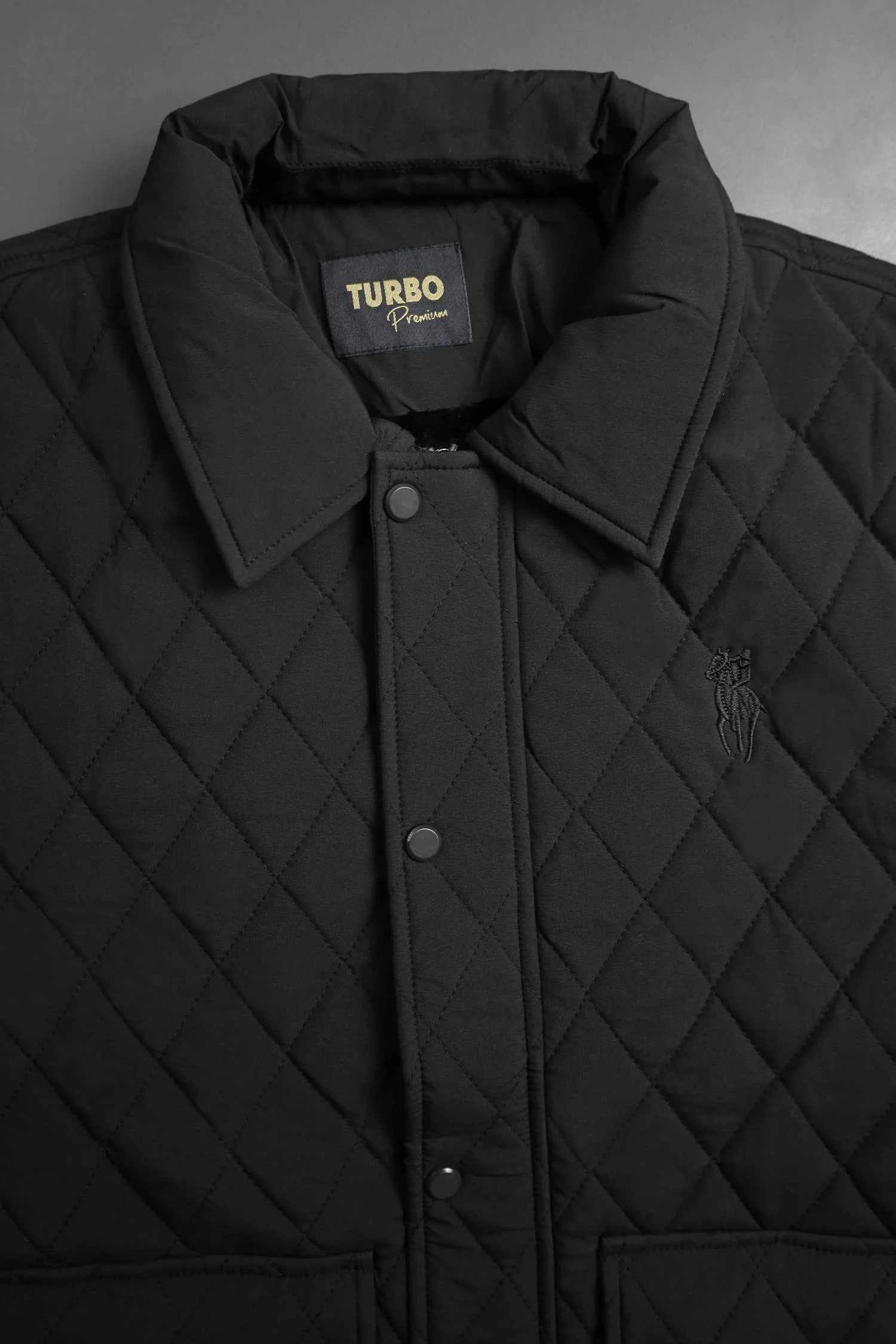 Turbo Thread Motive Quilted Puffer Jacket - Image 3