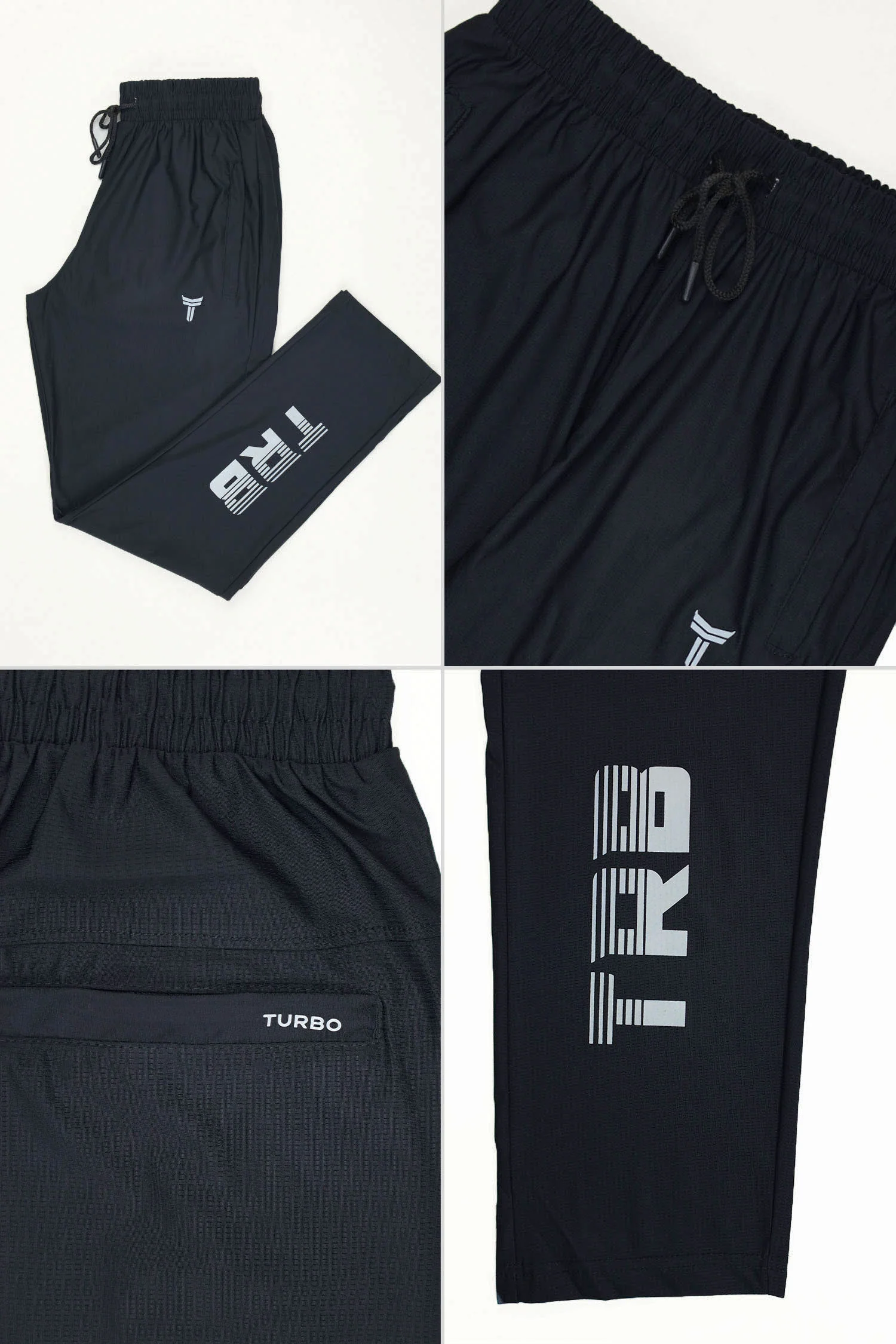 Turbo 'TRB Division' Sportswear Mesh Dry-fit Trouser - Image 8