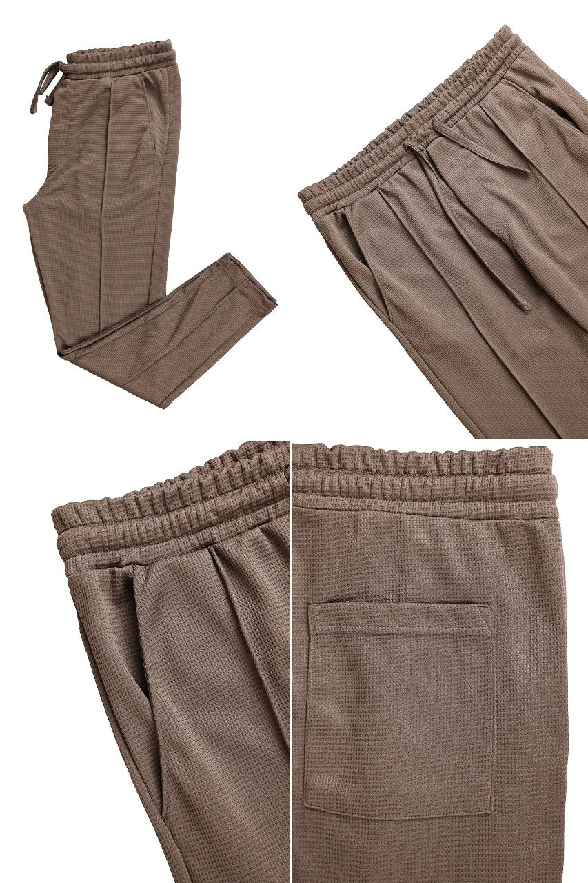 Turbo UltraSharp Waffle Front Line Trouser In Chocolate - Image 6
