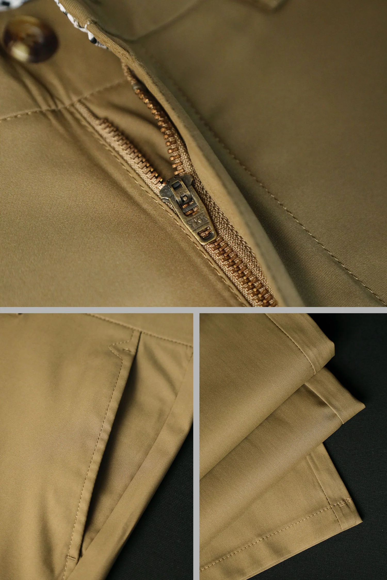 Turbo Urban Era Executive Slim Fit Cotton Pant In Brown - Image 5