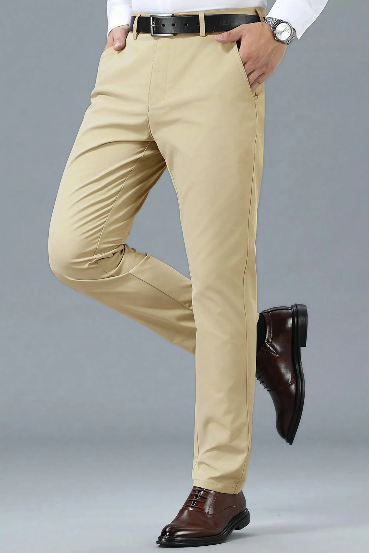Turbo Urban Era Executive Slim Fit Cotton Pant - Image 24