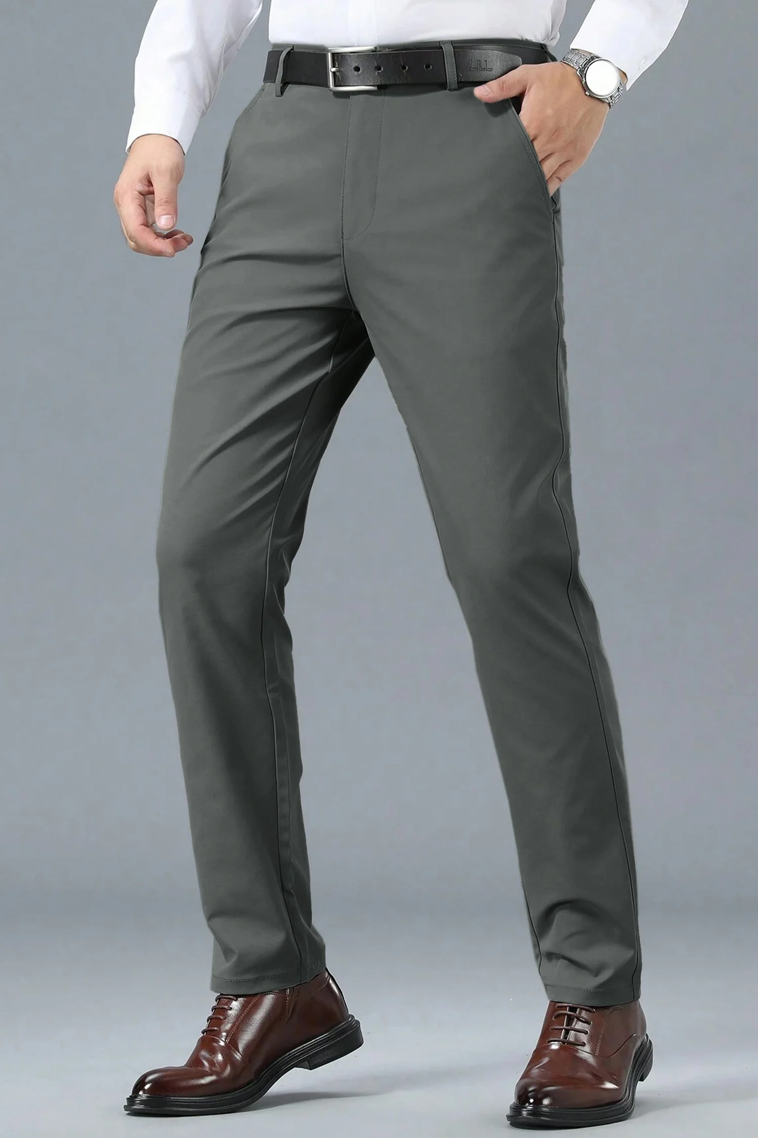 Turbo Urban Era Executive Slim Fit Cotton Pant - Image 6