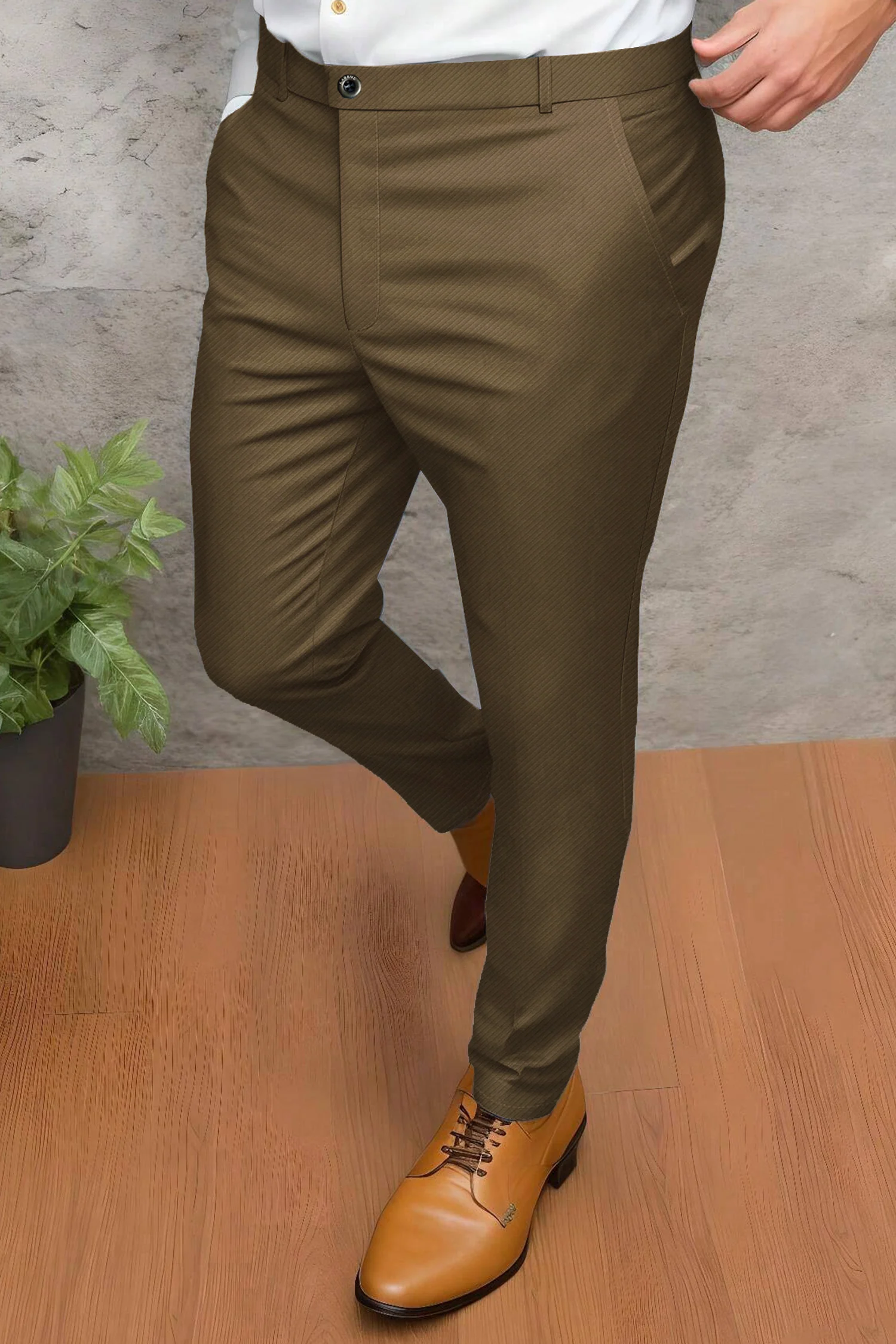Turbo Urban Executive Slim Fit Cotton Pant - Image 8