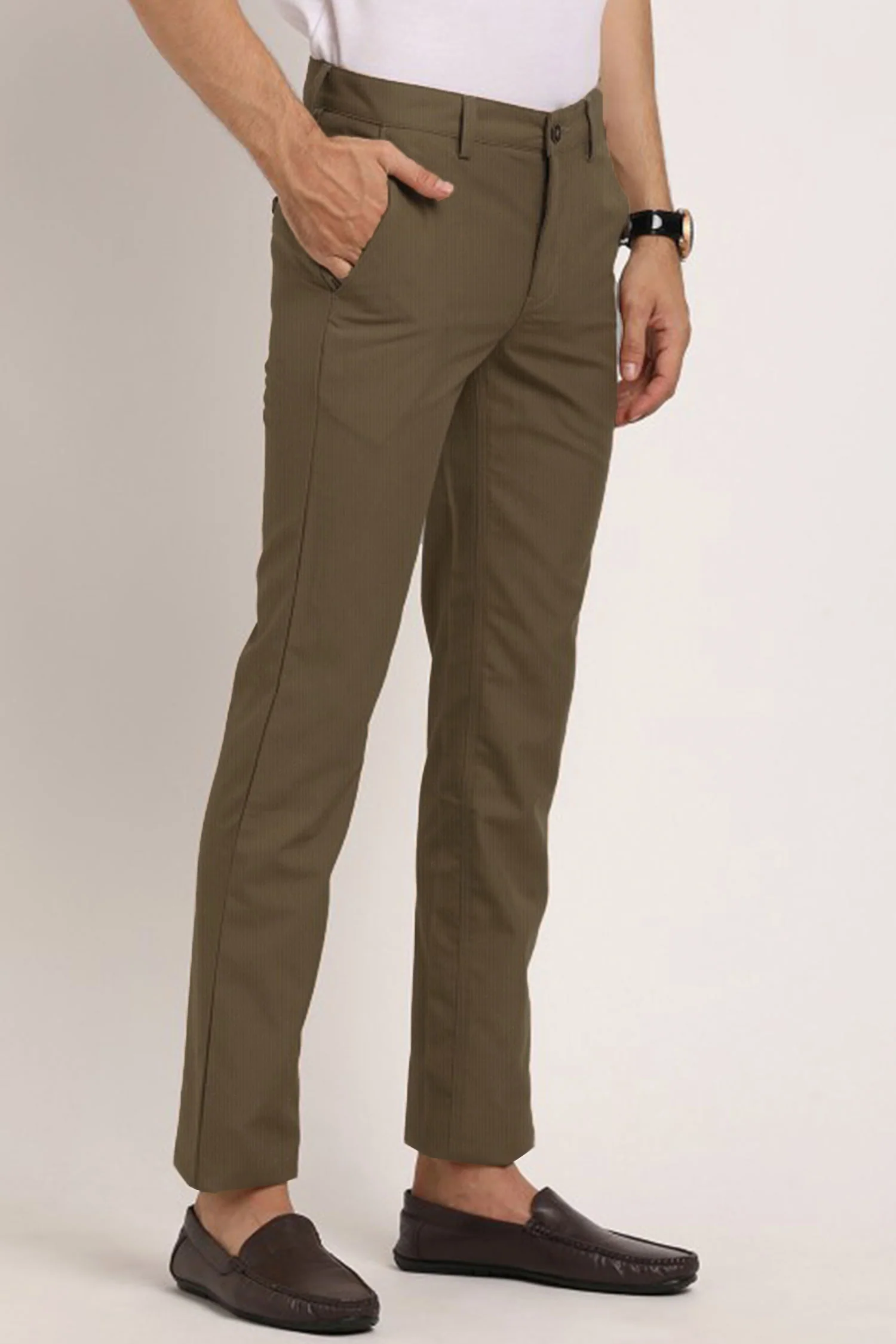 Turbo Urban Executive Slim Fit Cotton Pant - Image 9