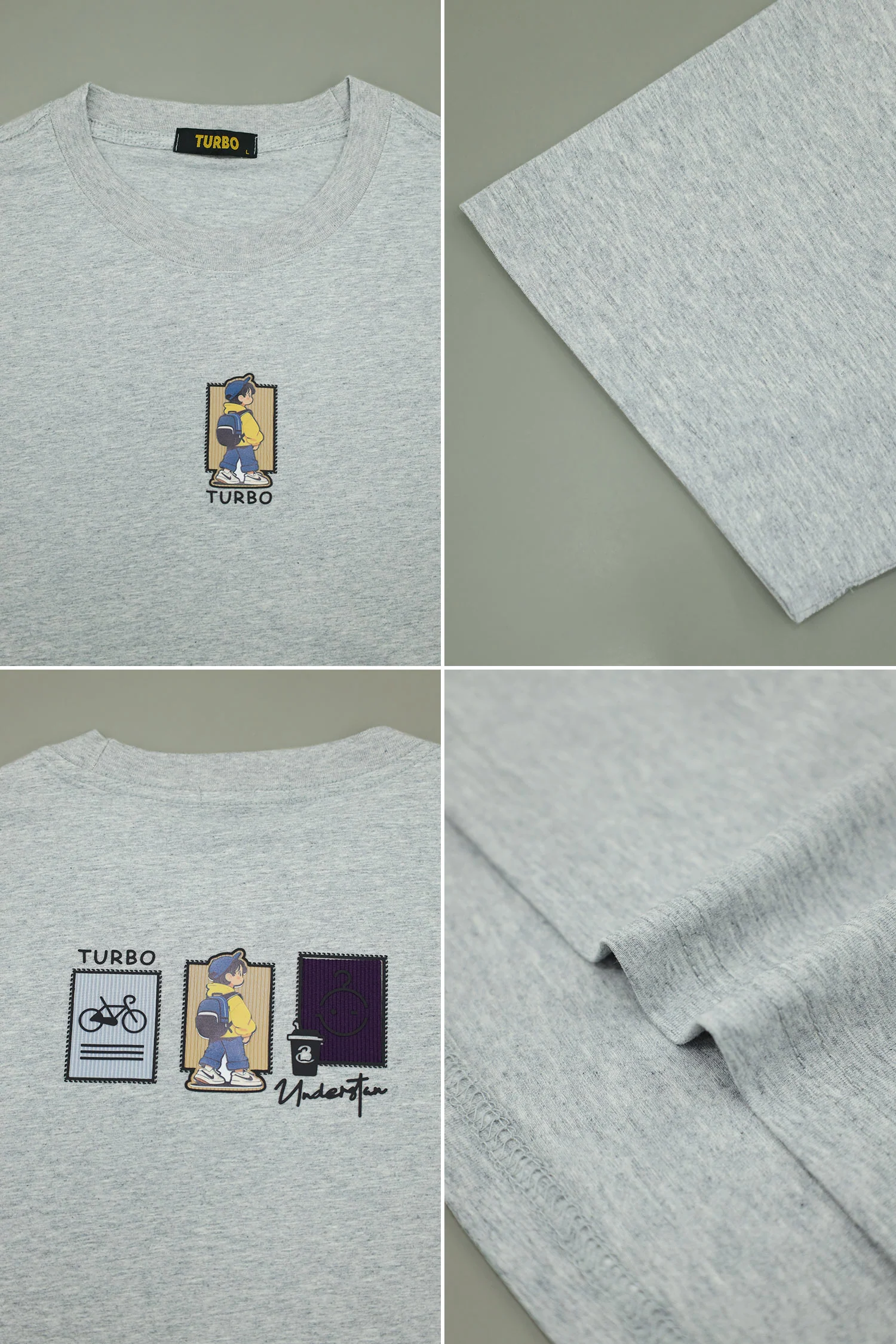 Turbo Urban Grind Round Neck Tee - Image 6
