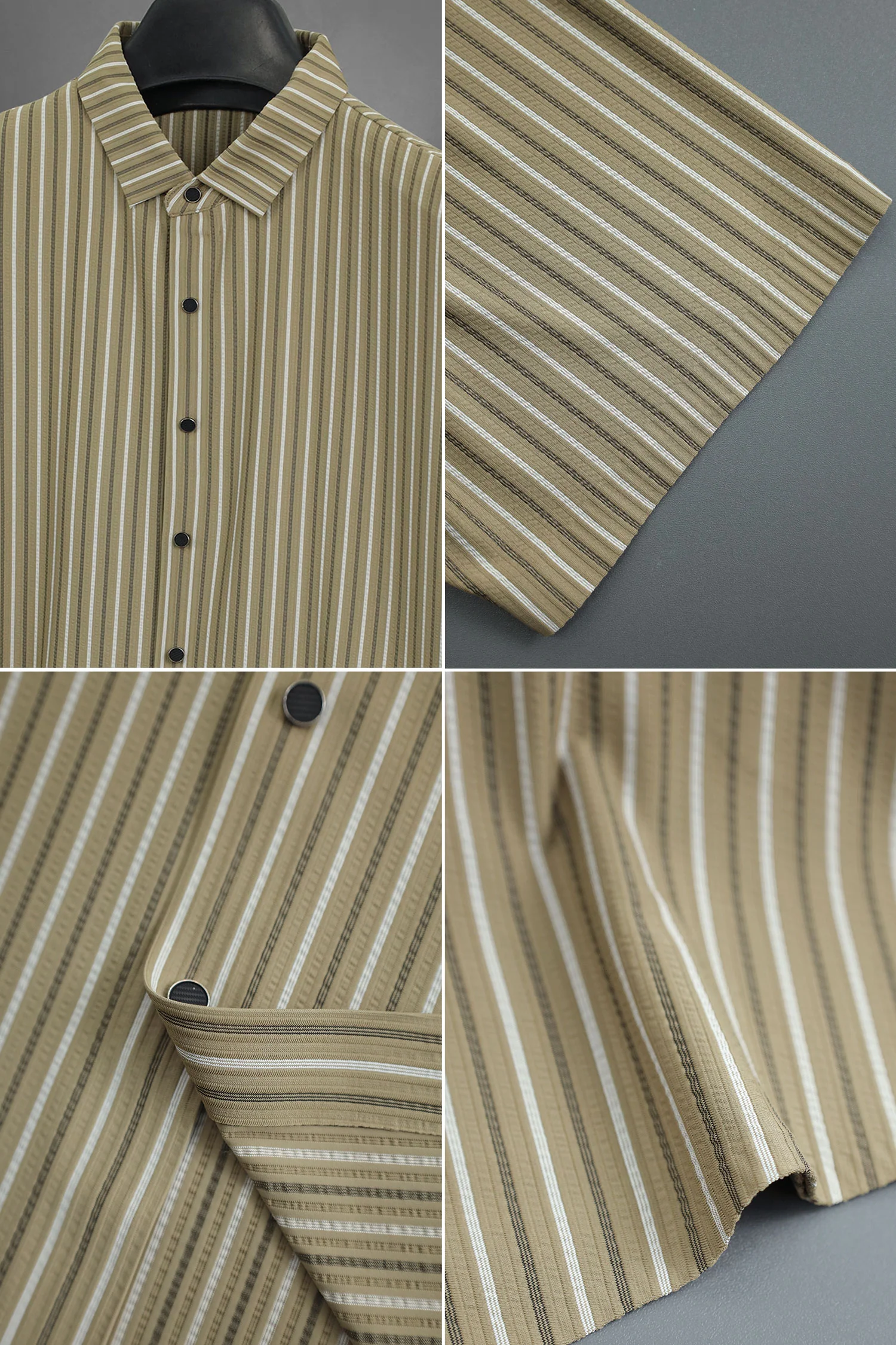 Turbo Vertical Edge Comfort Casual Shirt - Image 3