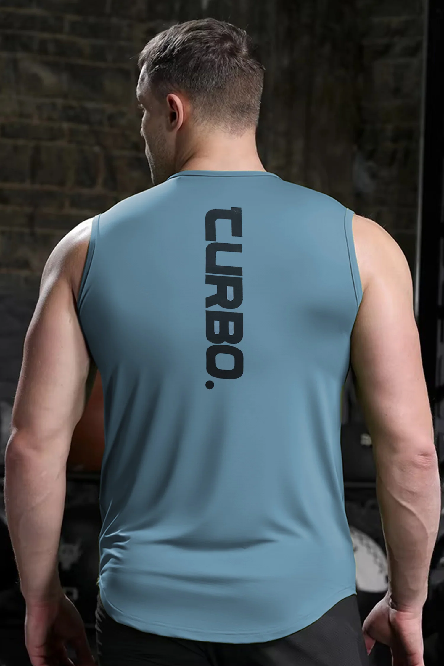 Turbo 'Xtreme Cut' Muscle Performance Men Sando - Image 7